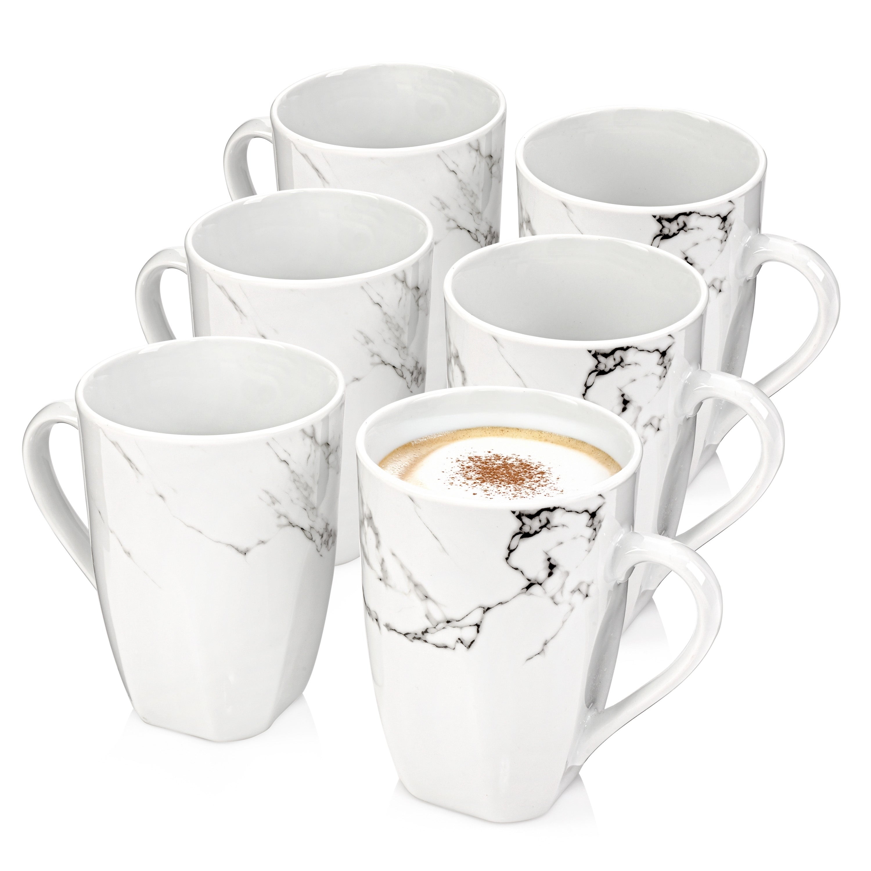 SÄNGER Kaffeebecher Set Bilgola Marmor 6 teilig