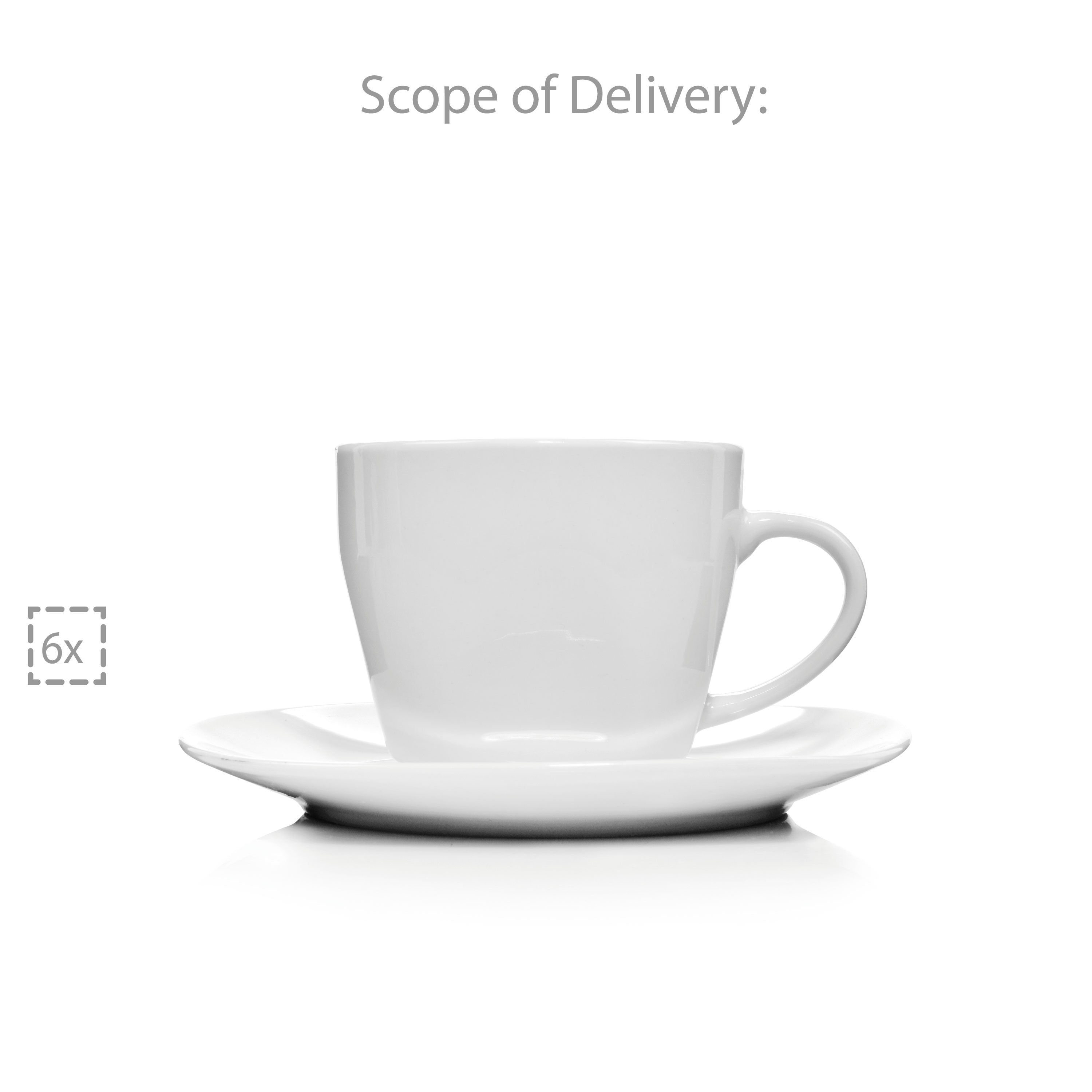SÄNGER Kaffeetassen Set Bilgola 12 teilig für 6 Personen
