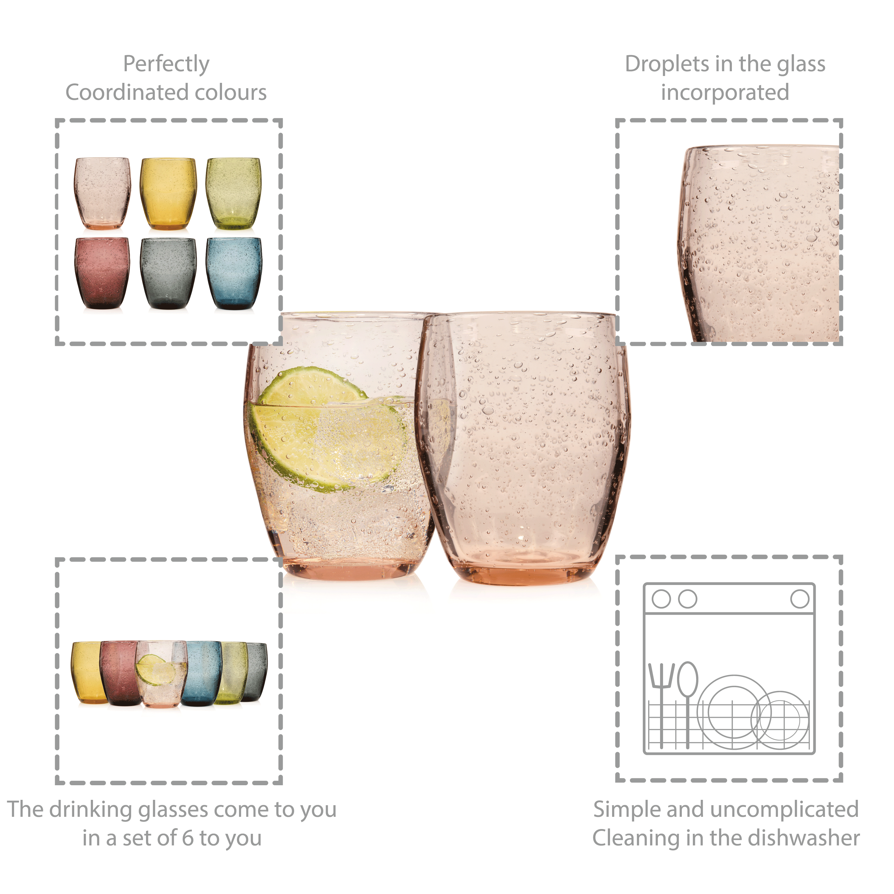 SÄNGER Trinkgläser Set London 6 teilig