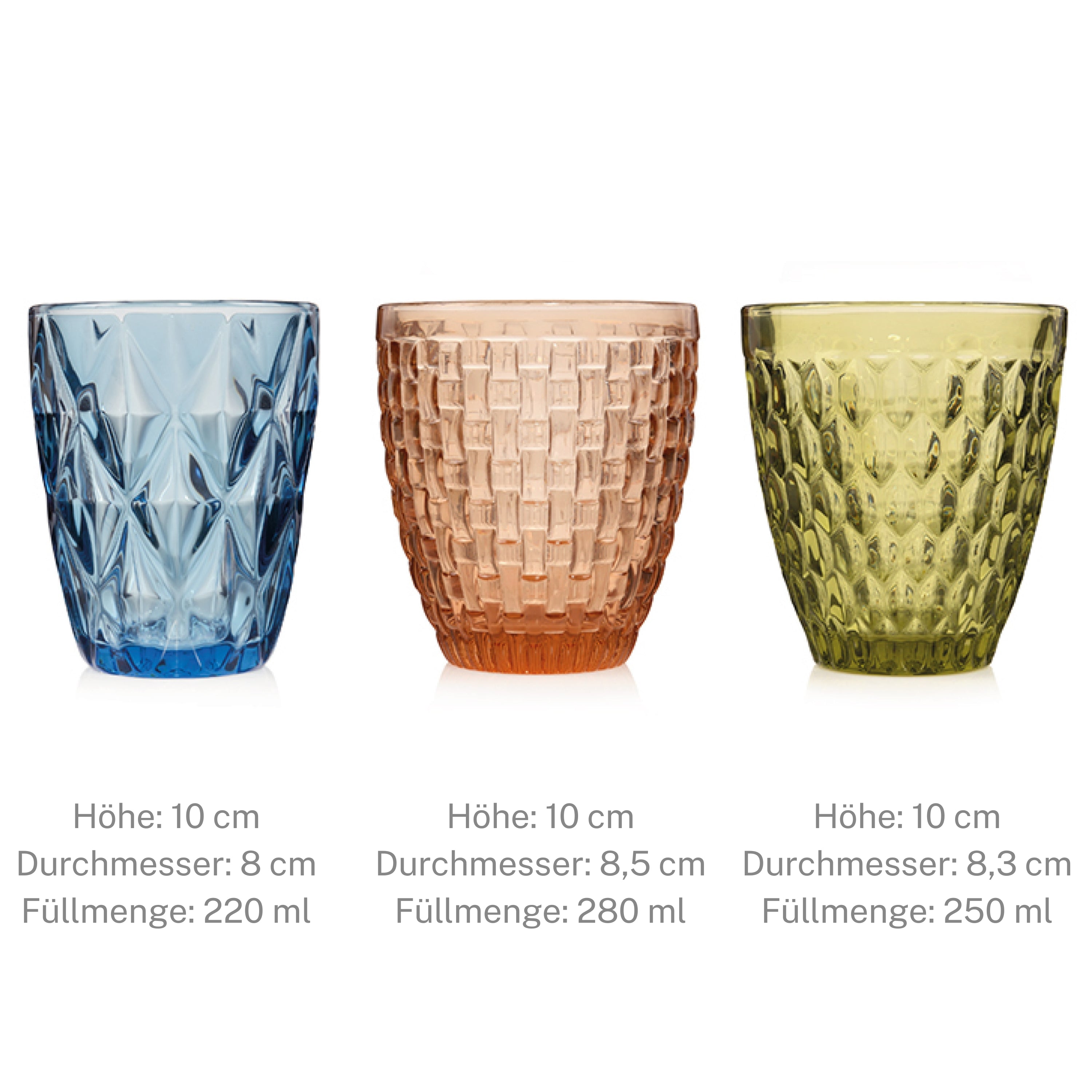 SÄNGER Trinkgläser Set Porto 6 teilig