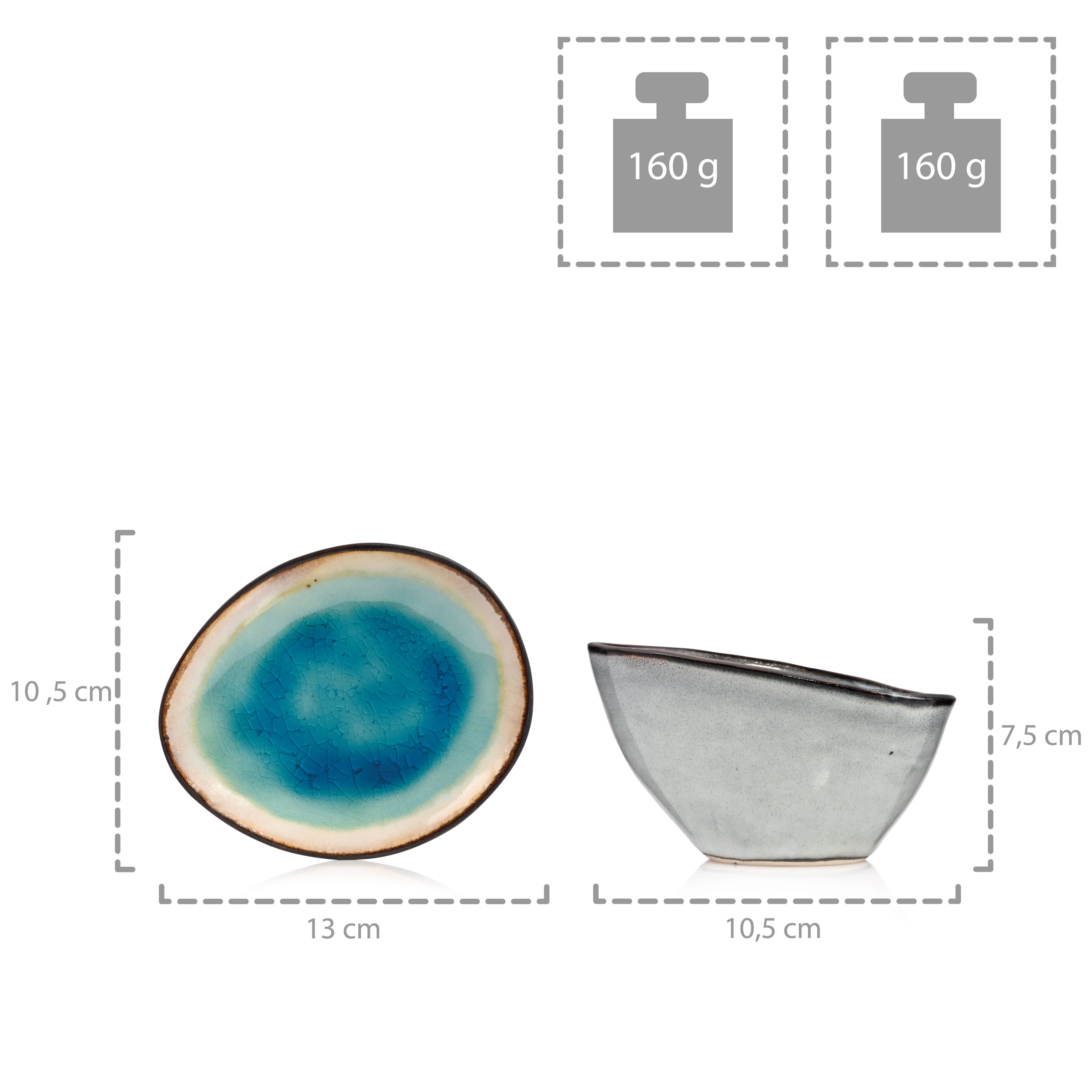 SÄNGER Servierplatten Set Capri 11 teilig