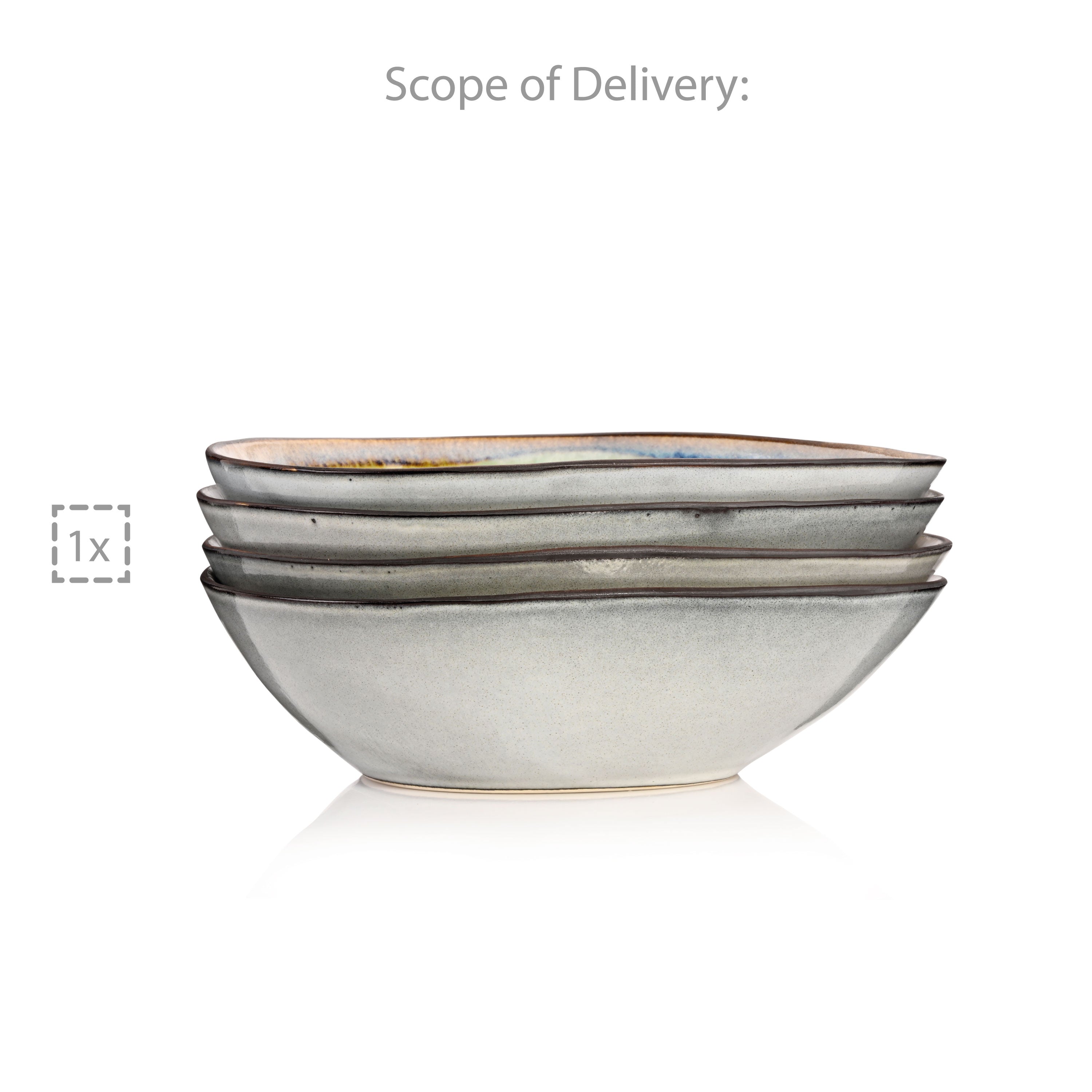 SÄNGER Salatschalen Set Capri 4 teilig