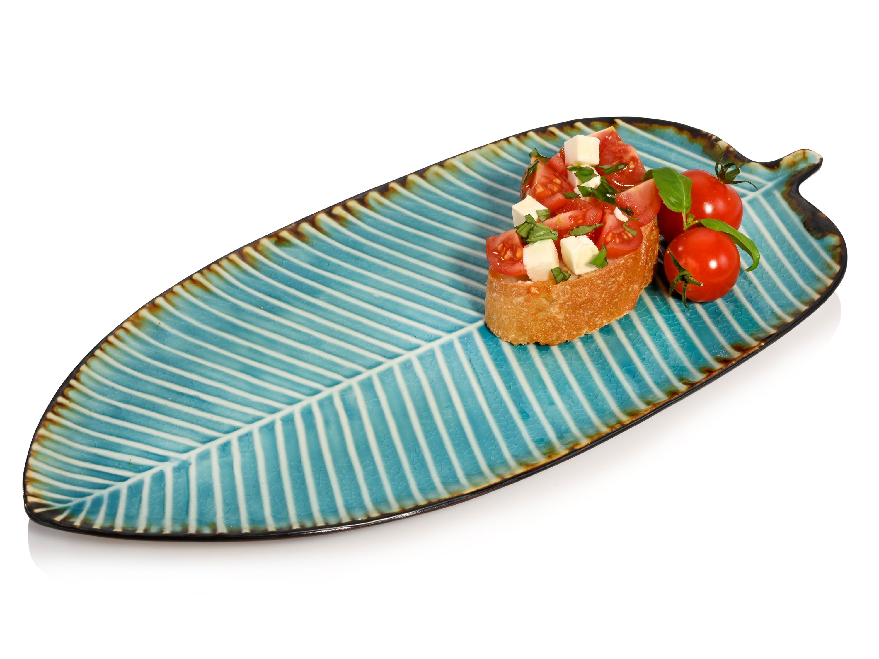 SÄNGER Servierteller Capri Blattoptik