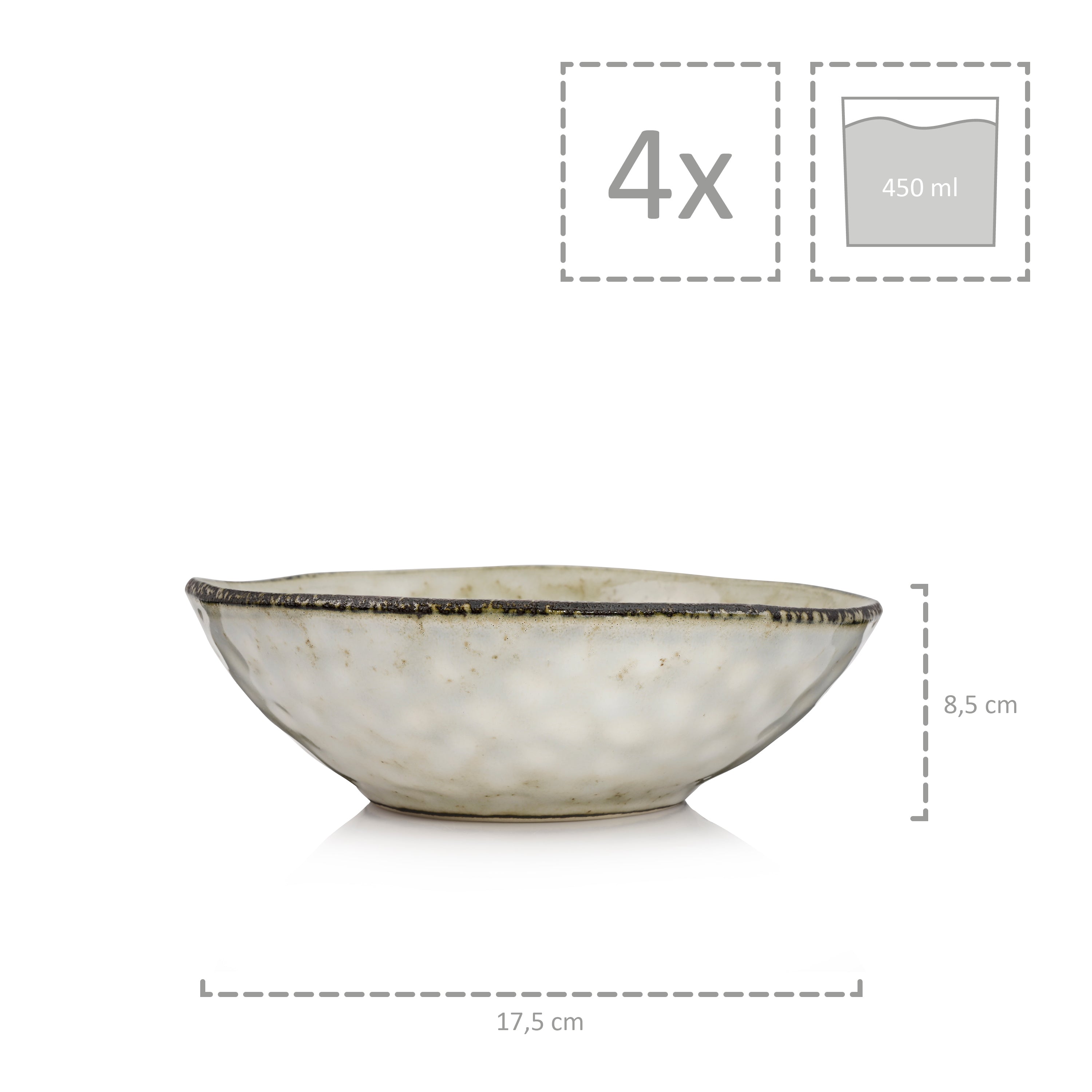 SÄNGER Schalenset Pompei 4 teilig