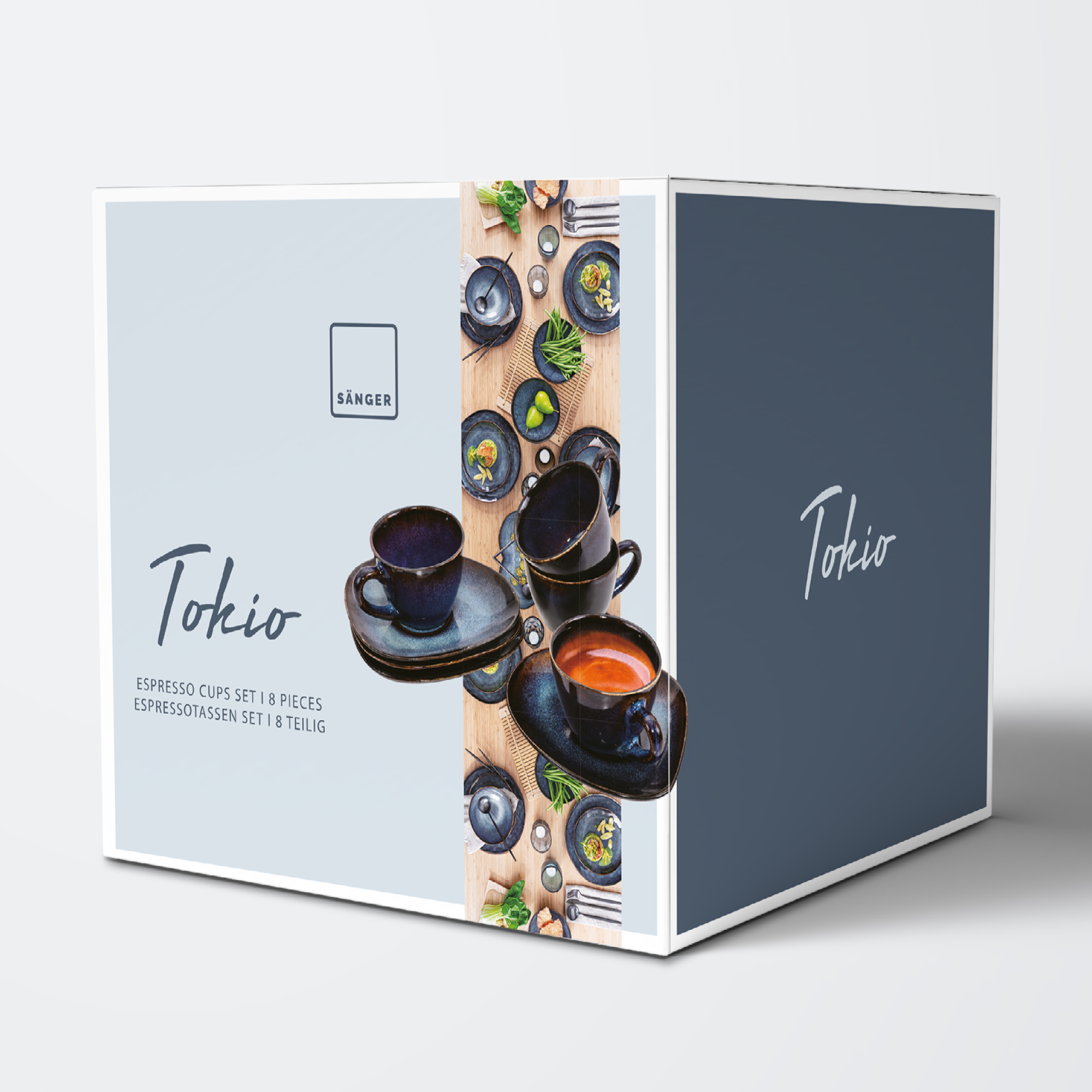 SÄNGER Espressotassen Set Tokio 8 teilig