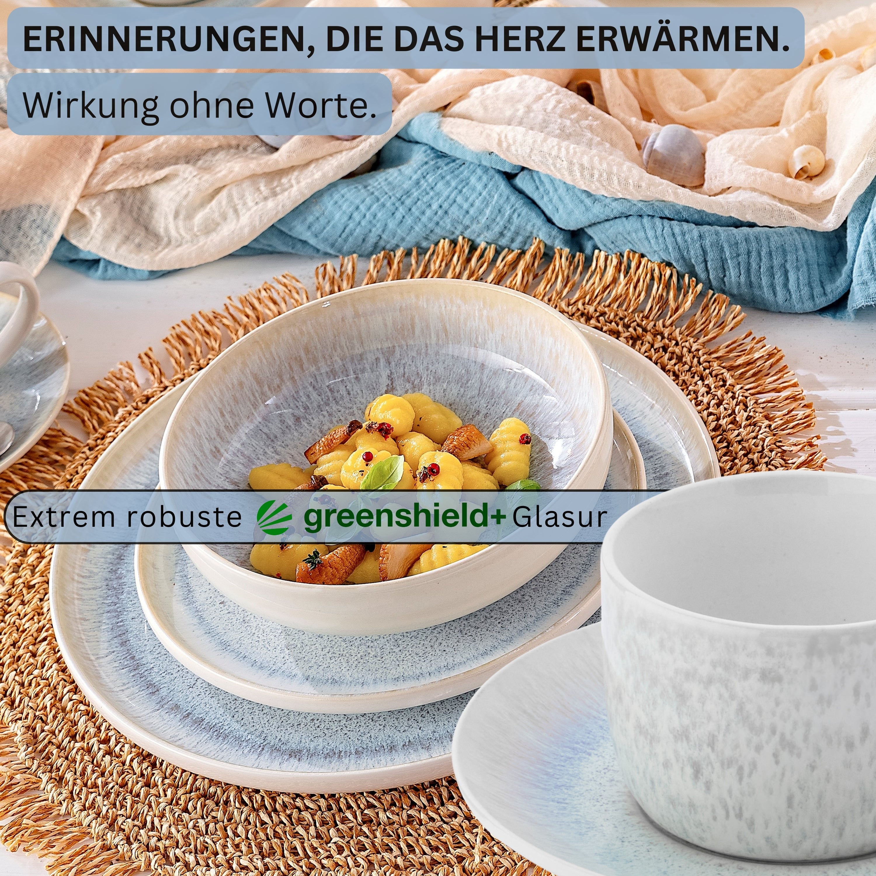 SÄNGER Kaffeetassen Set Santorini 8 teilig