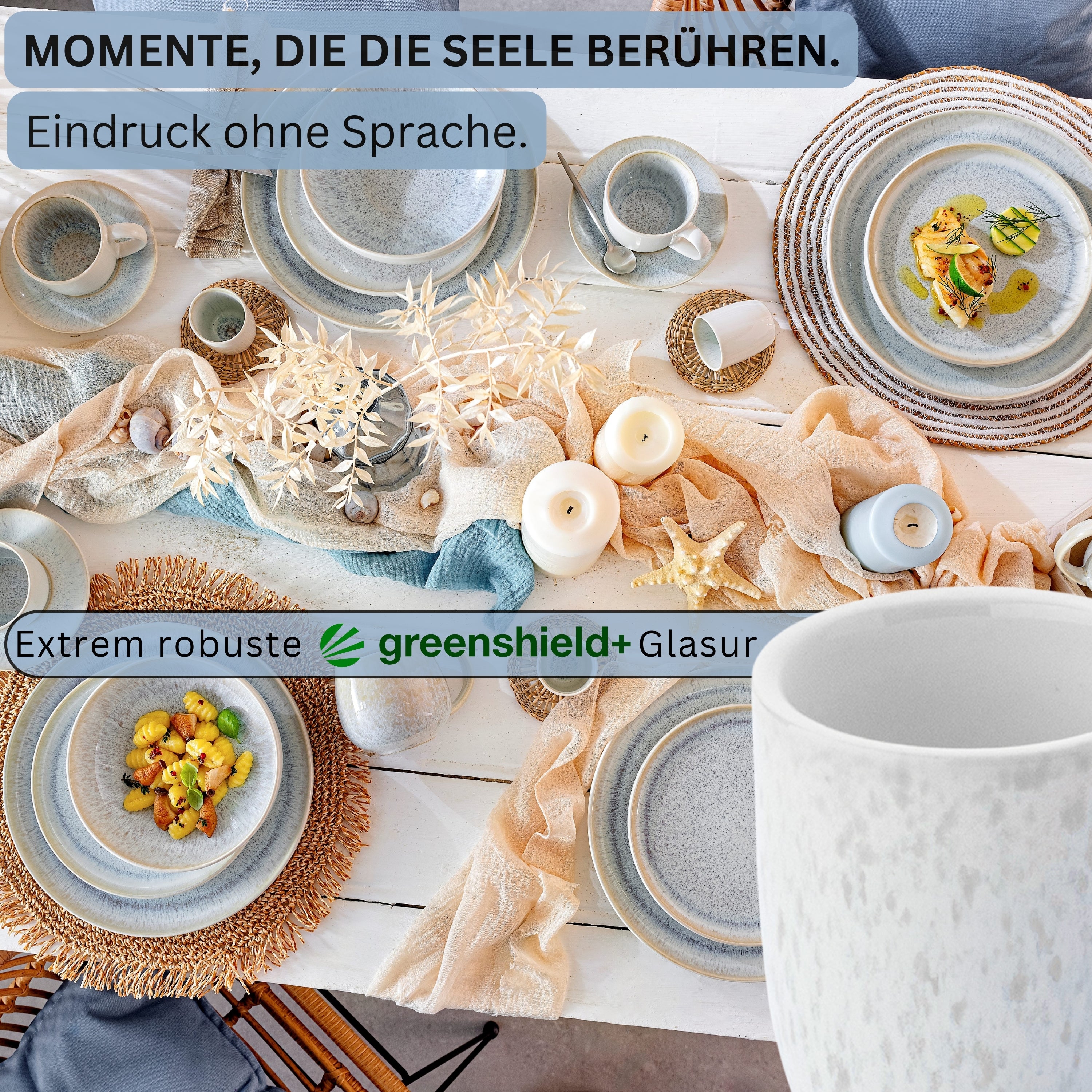 SÄNGER Espressobecher Set Santorini 4 teilig