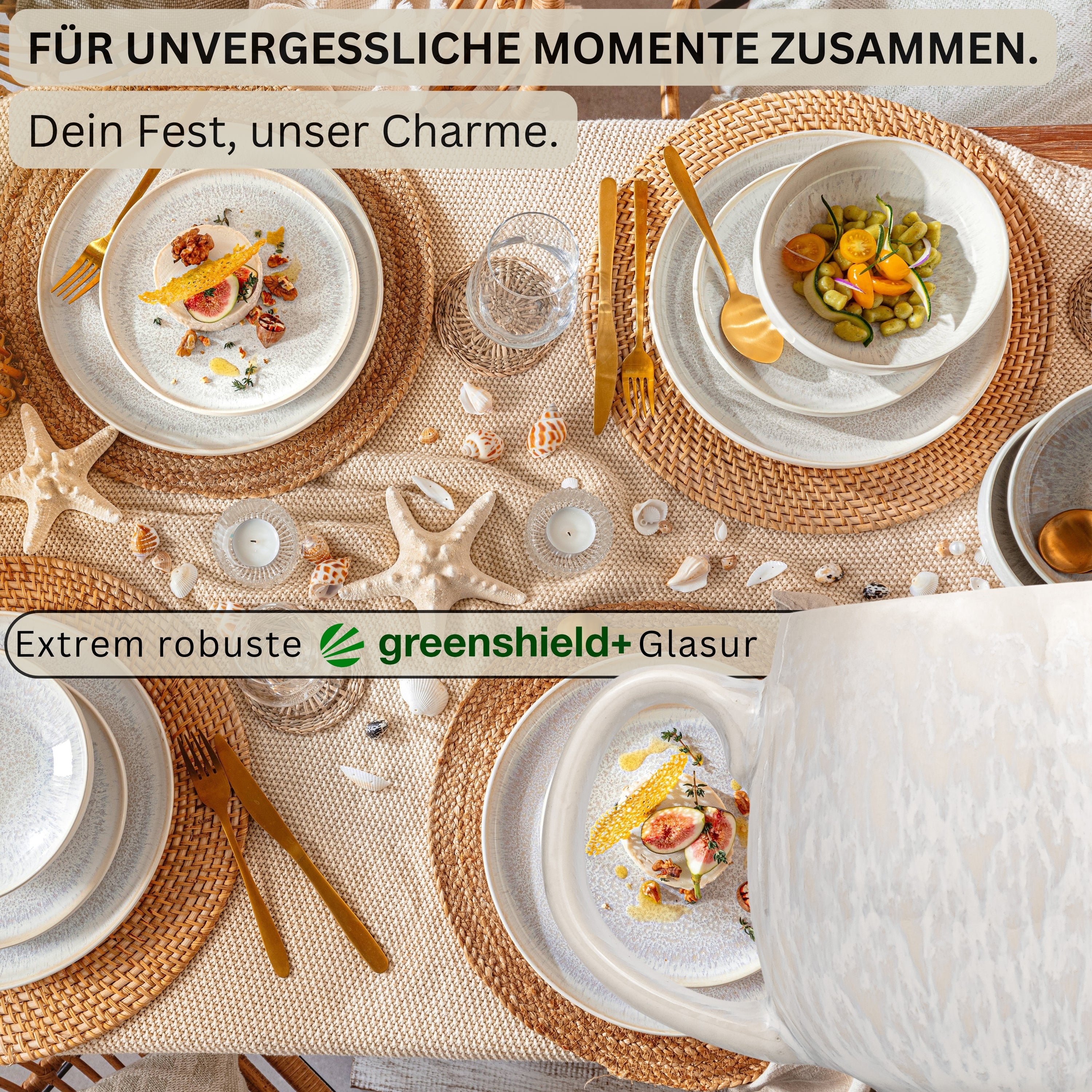 SÄNGER Cappuccinobecher Set Korfu 4 teilig