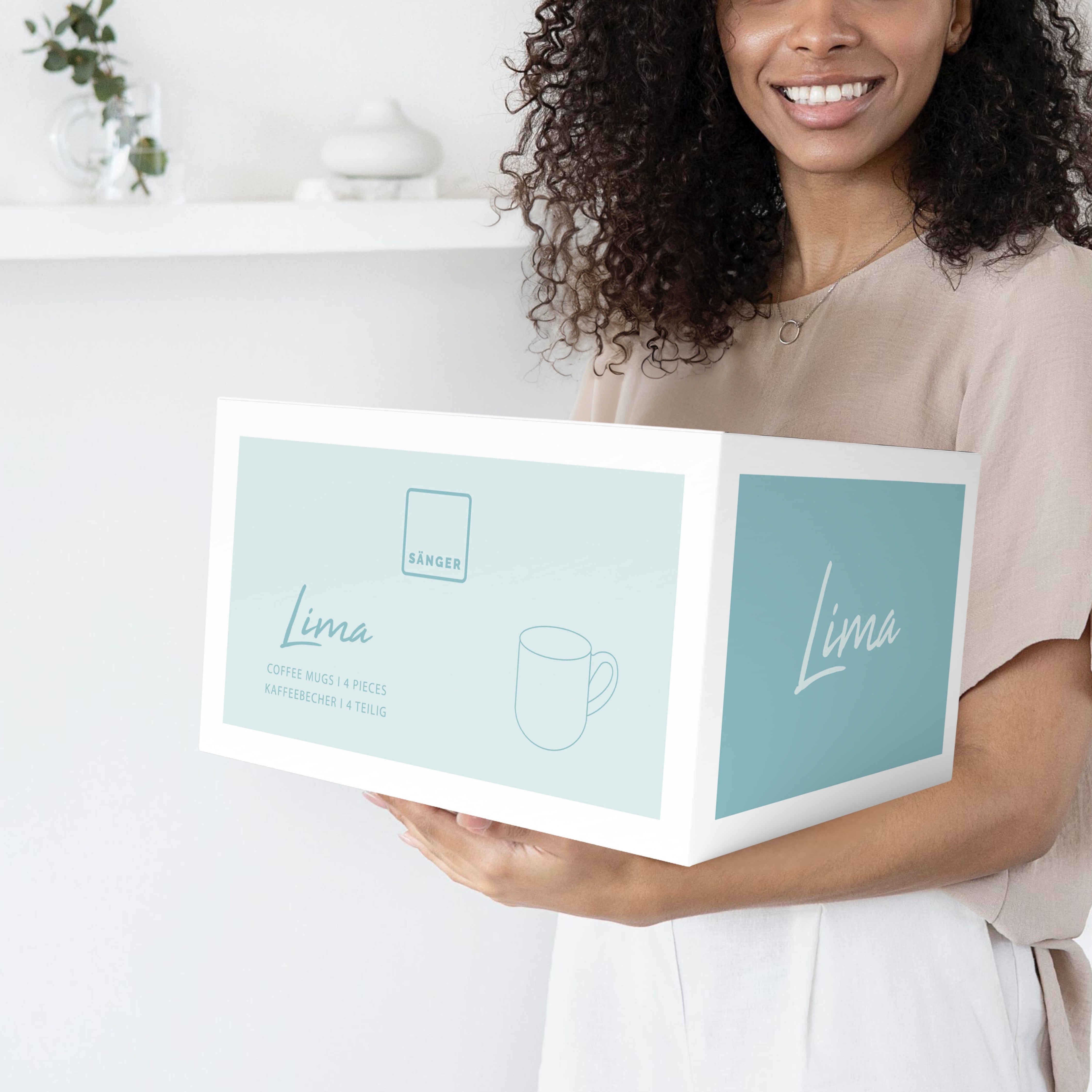 SÄNGER Kaffeebecher Set Lima 4 teilig