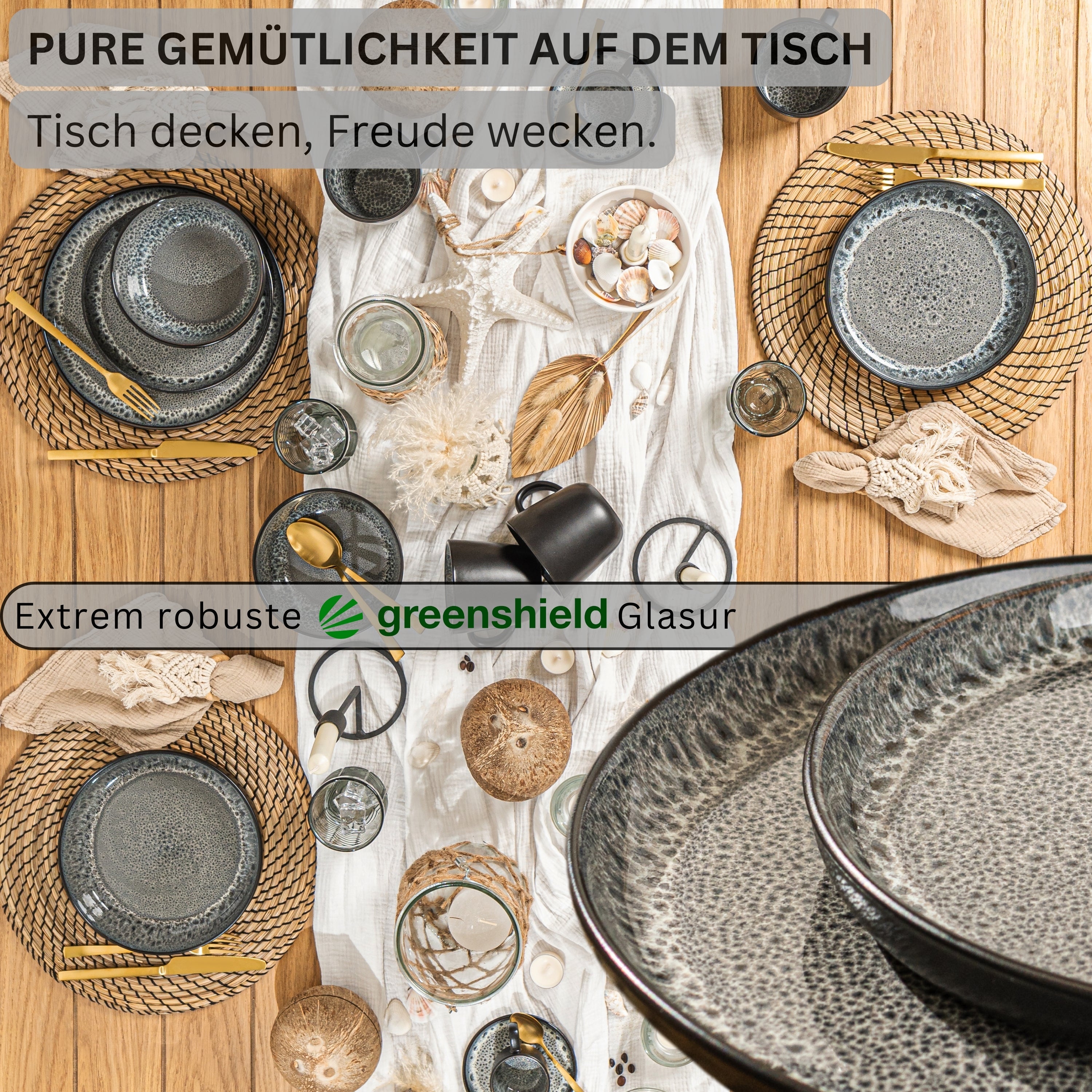 SÄNGER Dessert Plate Set Sydney, 6 Pieces