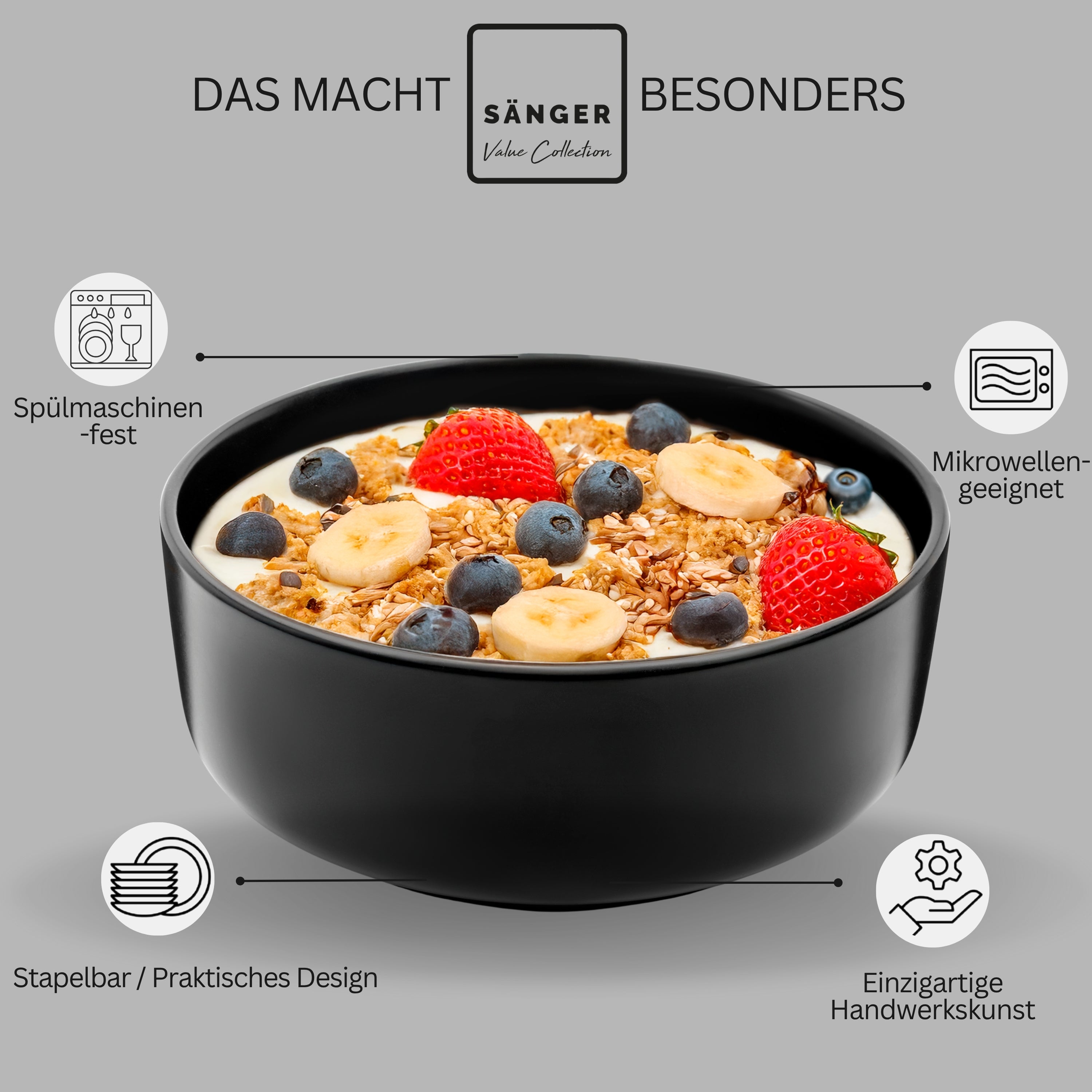 SÄNGER Schalen Set Madeira 6 teilig