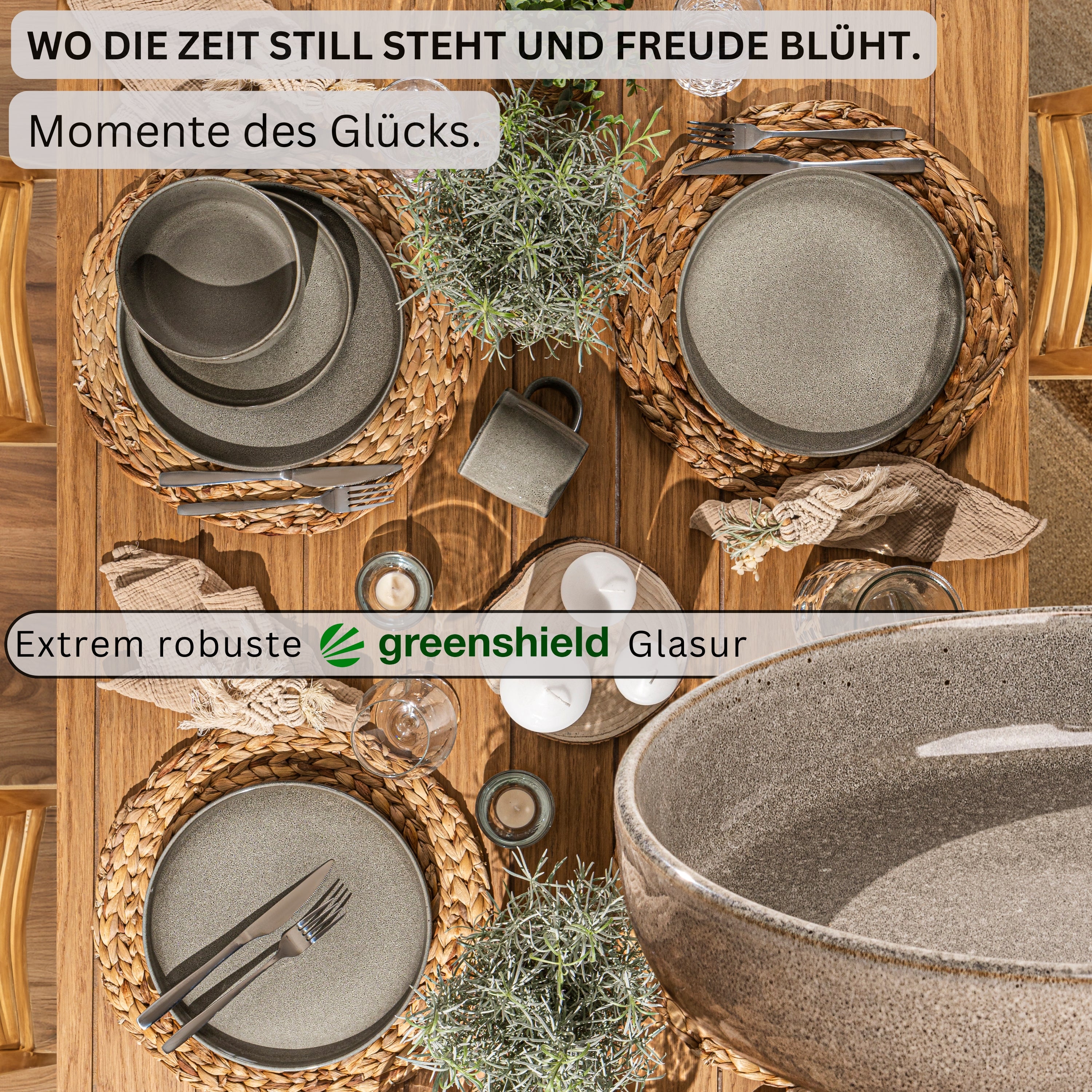 SÄNGER Pastaschalen Set Kairo Clay - 6 teilig aus Steingut