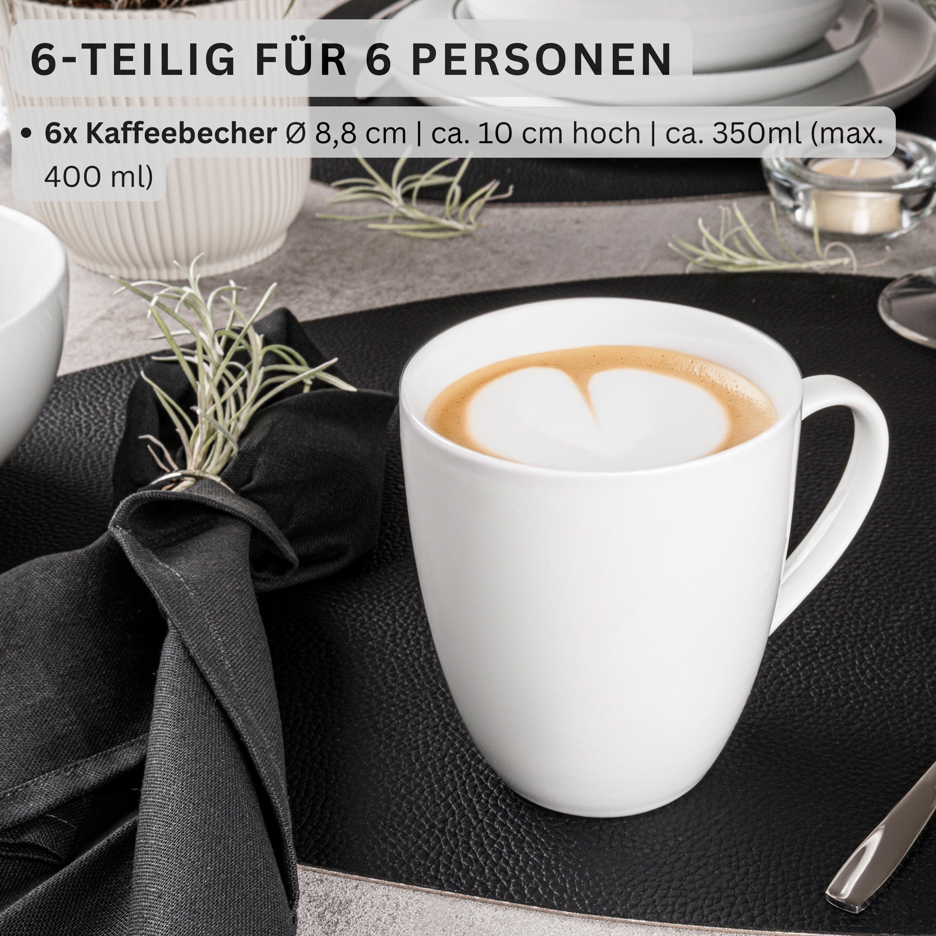 Sänger Kaffeebecher Set New Port 6 teilig