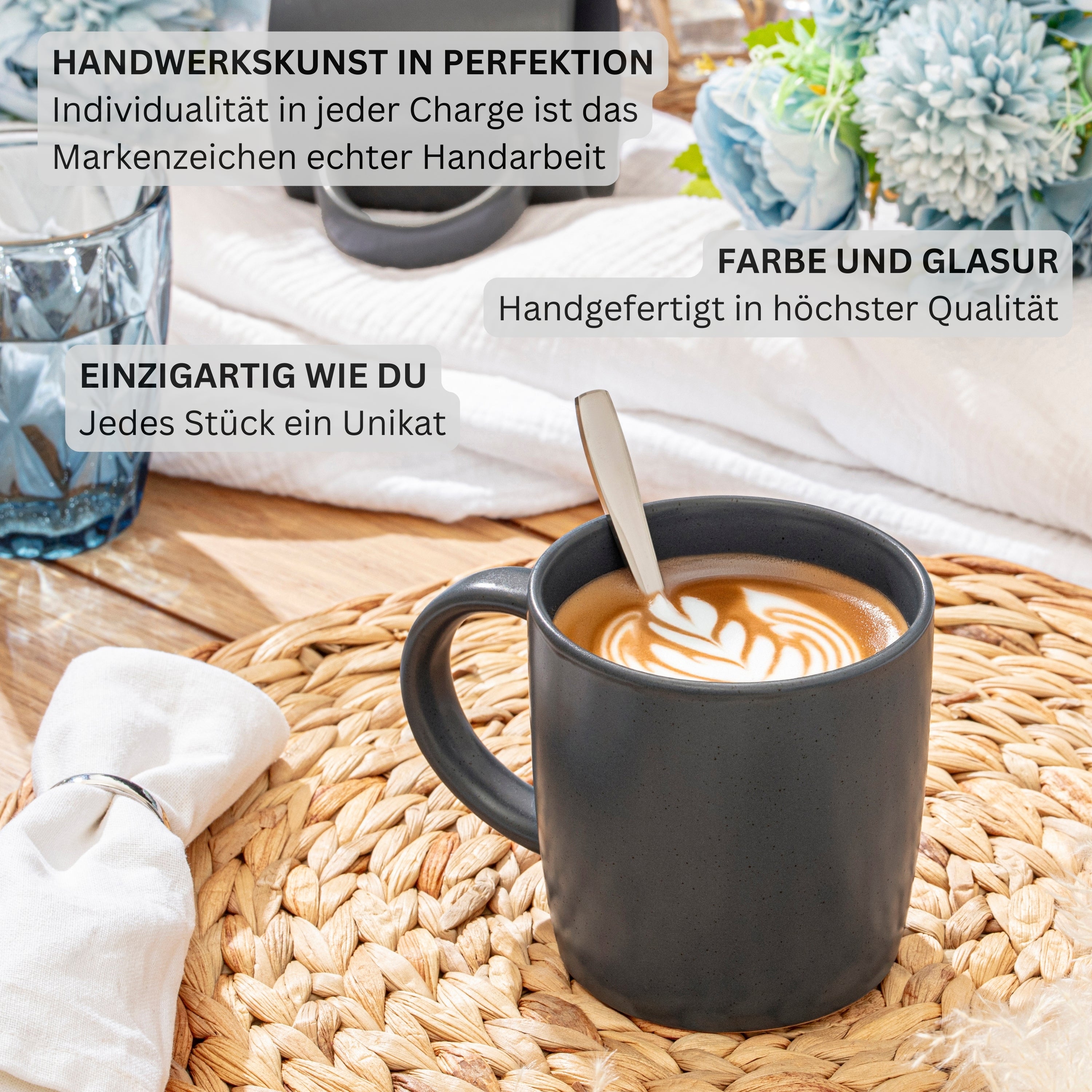 SÄNGER Stoneware Coffee Mugs Leeds Nightsky 6-piece