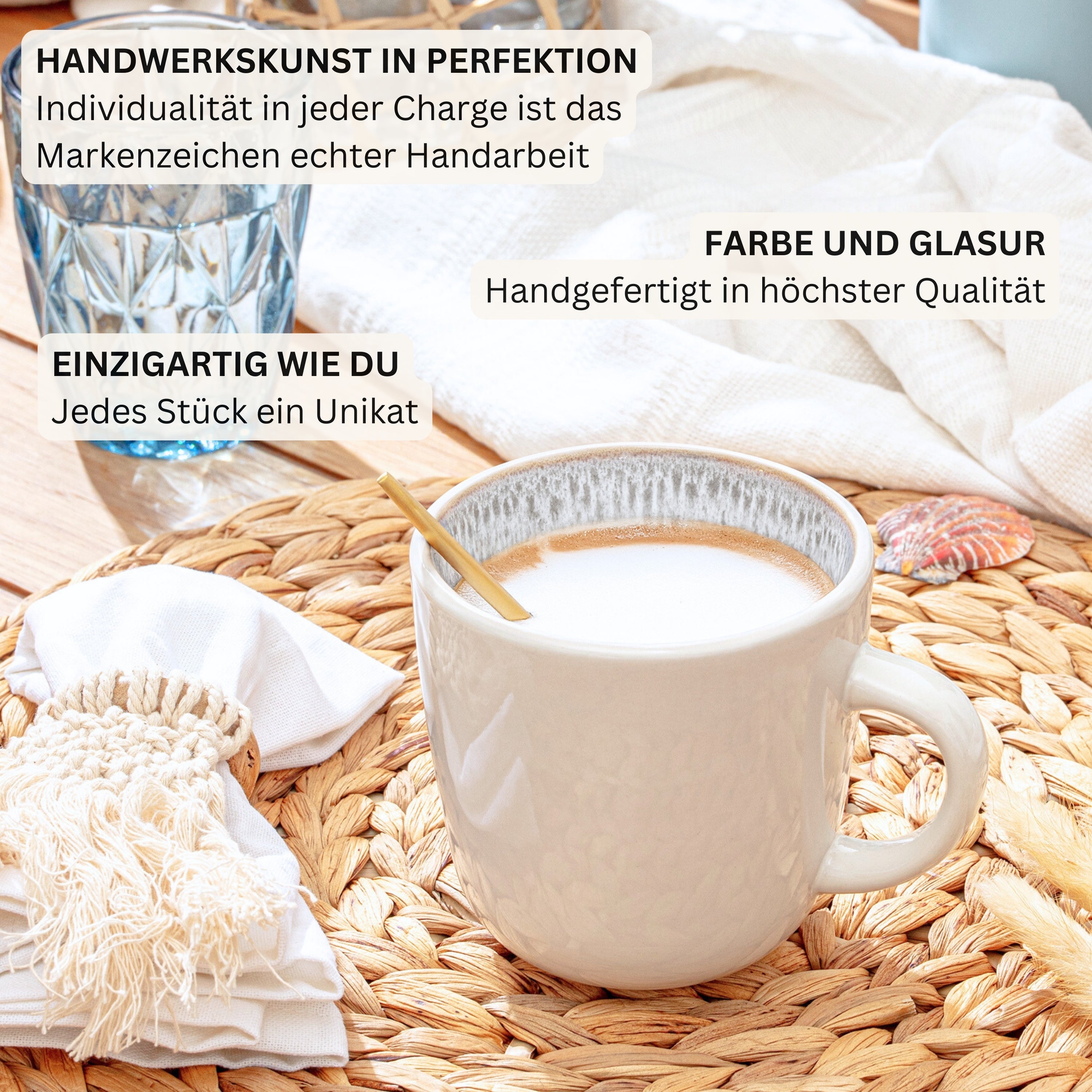 SÄNGER Stoneware Mug Kreta 6-piece
