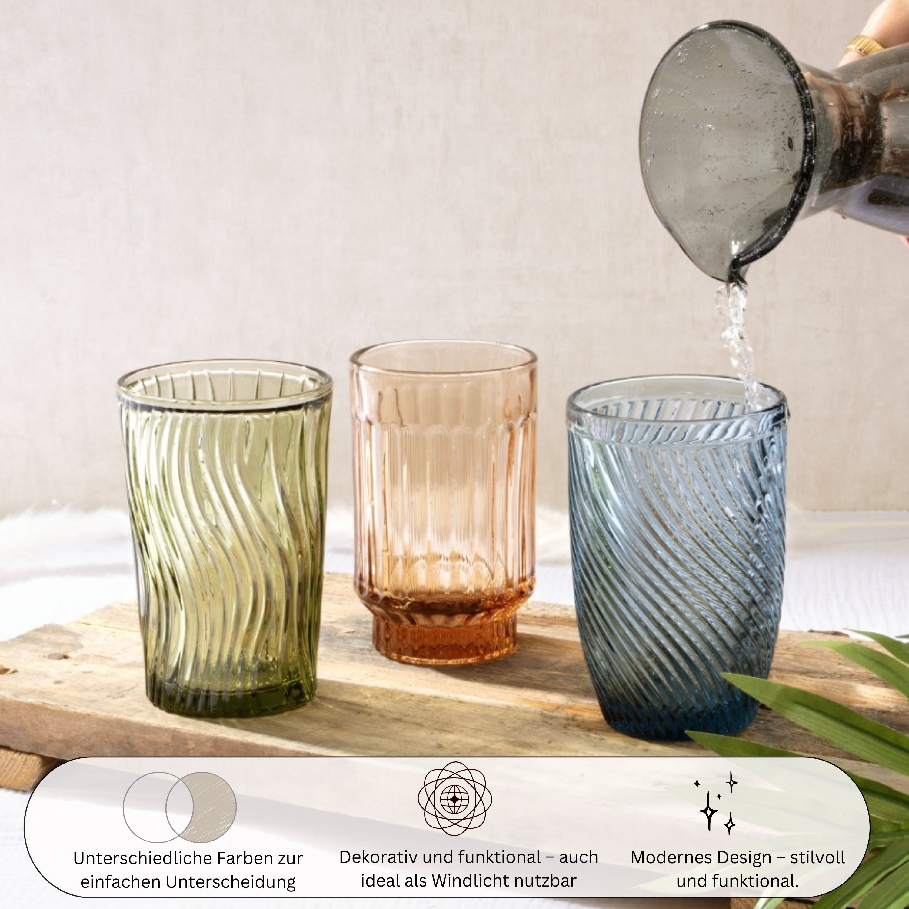 SÄNGER Trinkgläser Set Faro 6 teilig