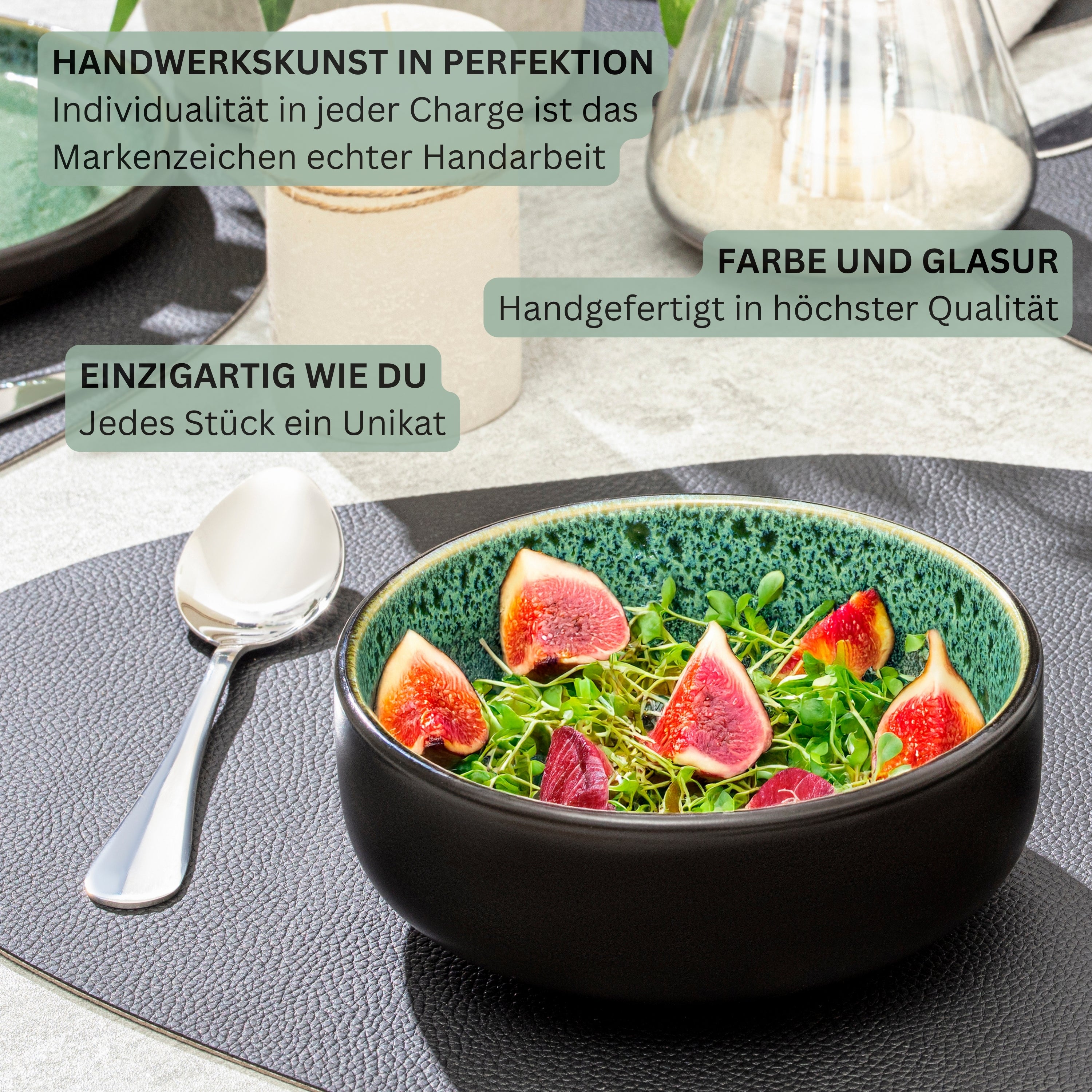 SÄNGER Steingut Geschirrset Greenwich 18 teilig für 6 Personen