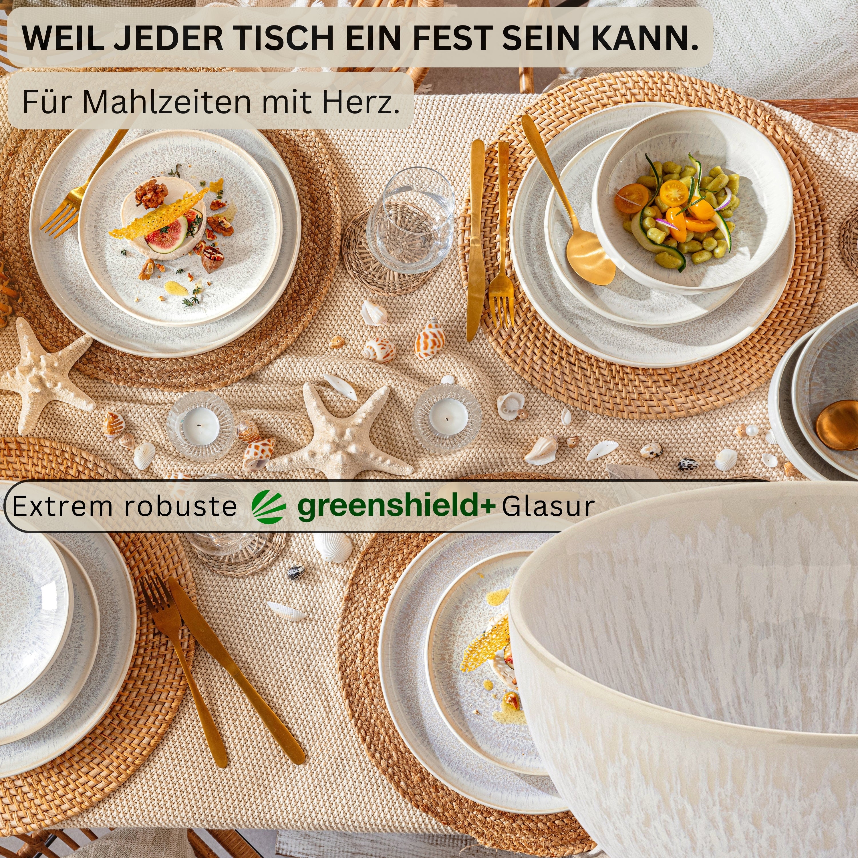 SÄNGER Müslischalen Set Korfu 4 teilig