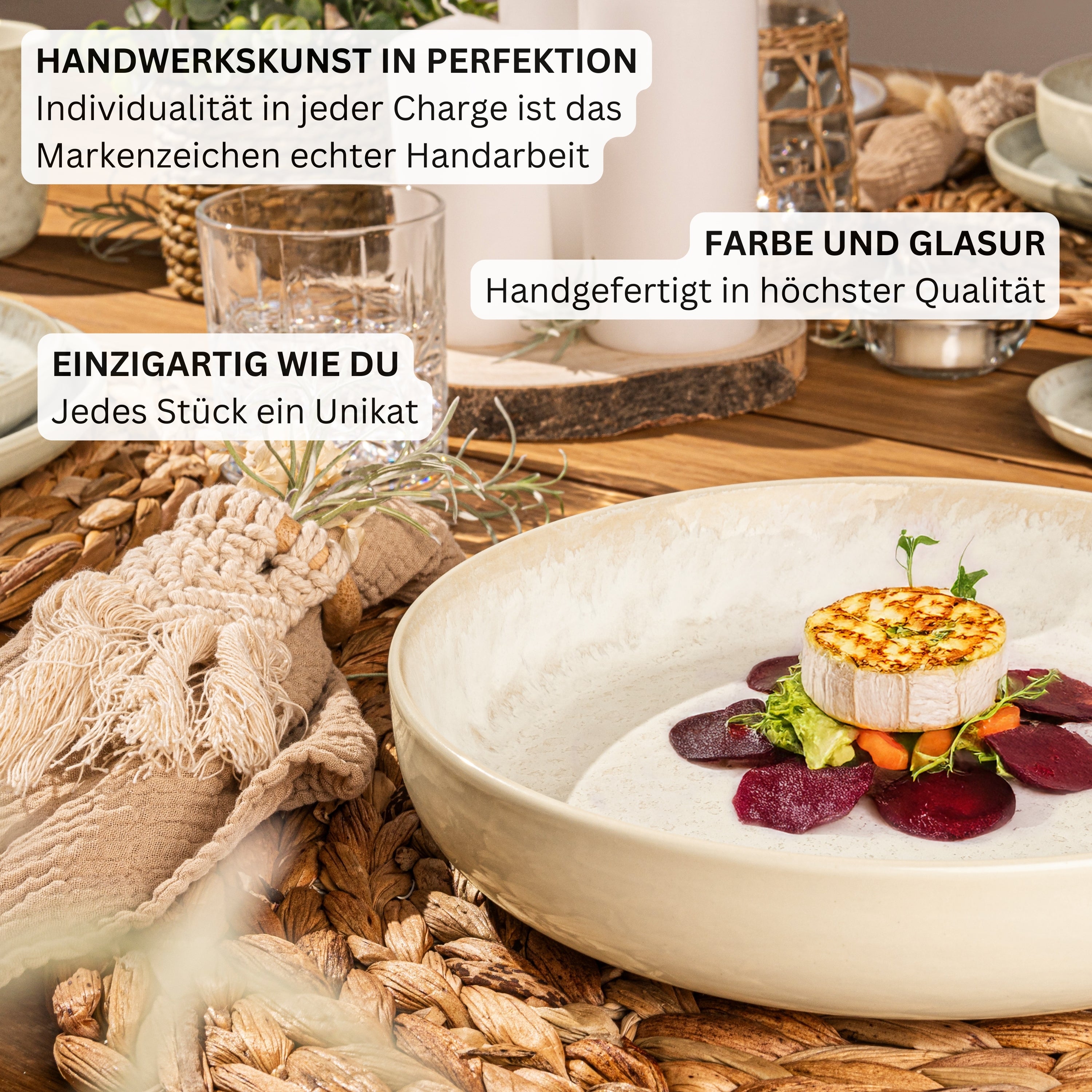 SÄNGER Tafelservice Key West- 24 teilig aus Steingut