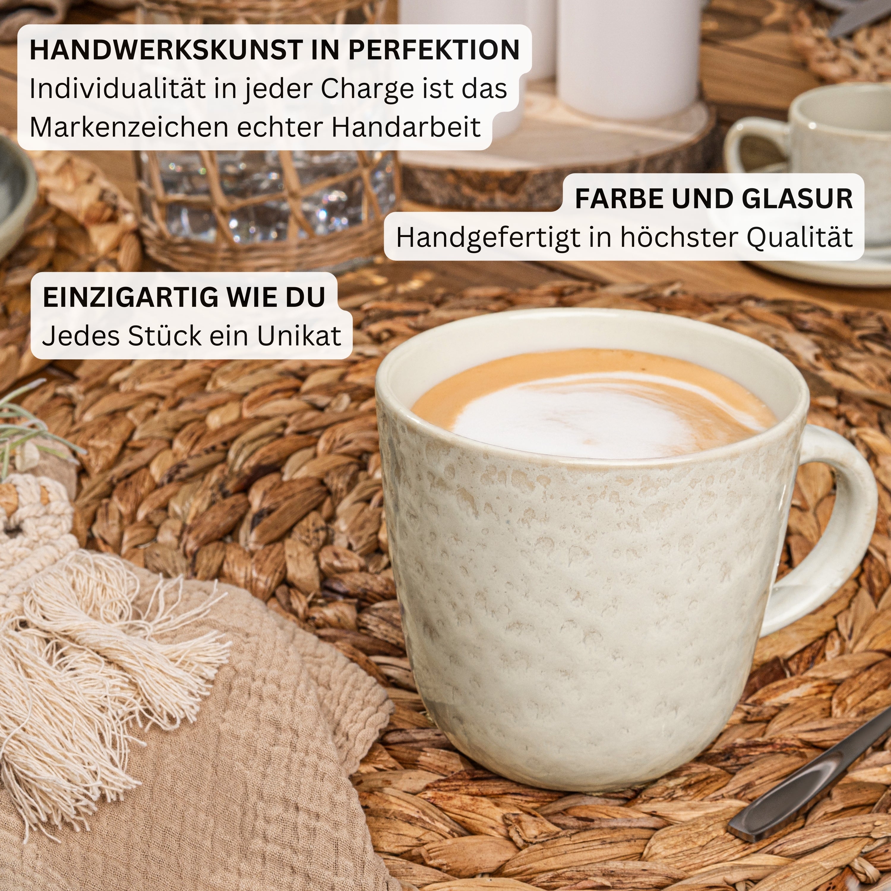 SÄNGER Kombiservice Key West- 30 teilig aus Steingut