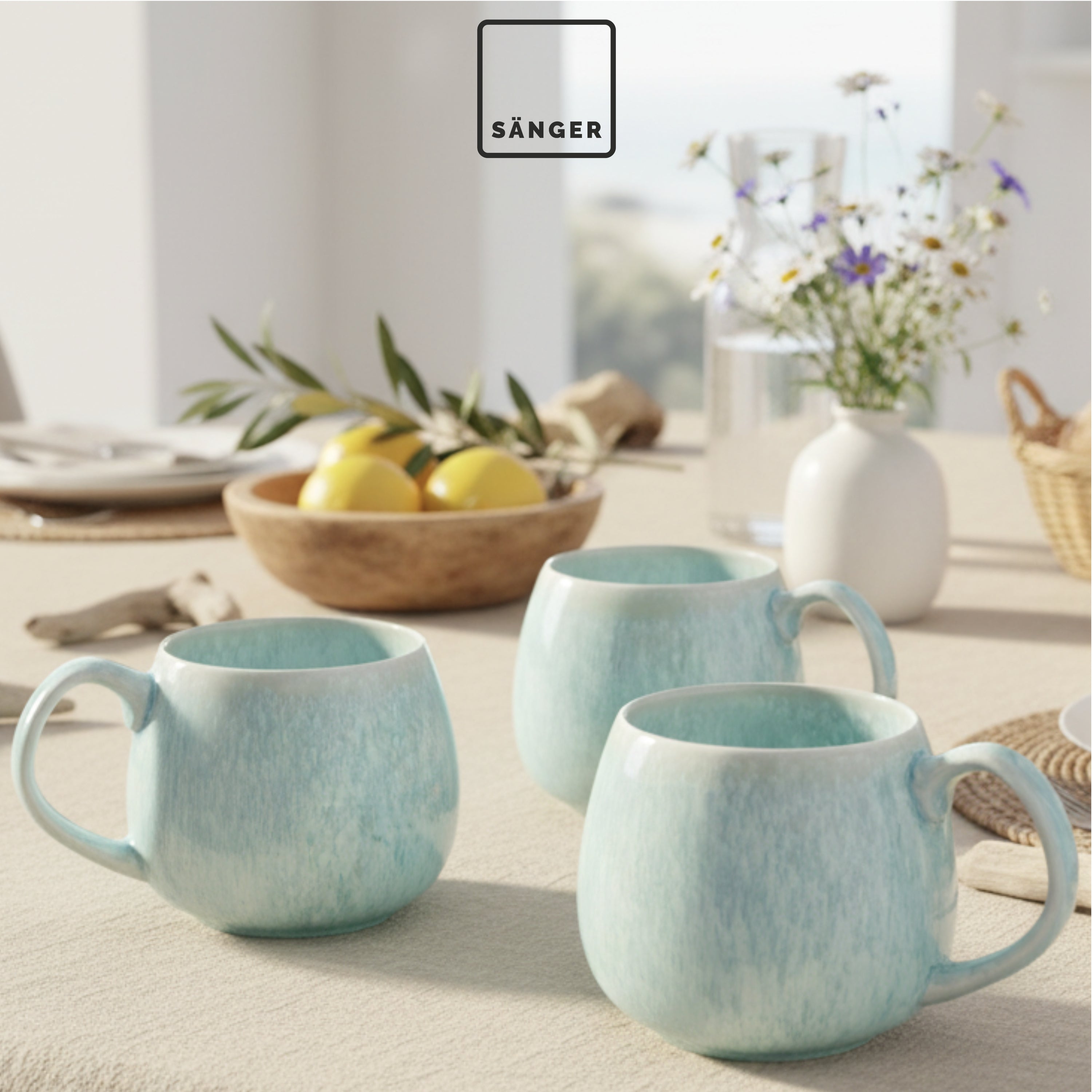 SÄNGER Kaffeebecher 4 teilig Paros