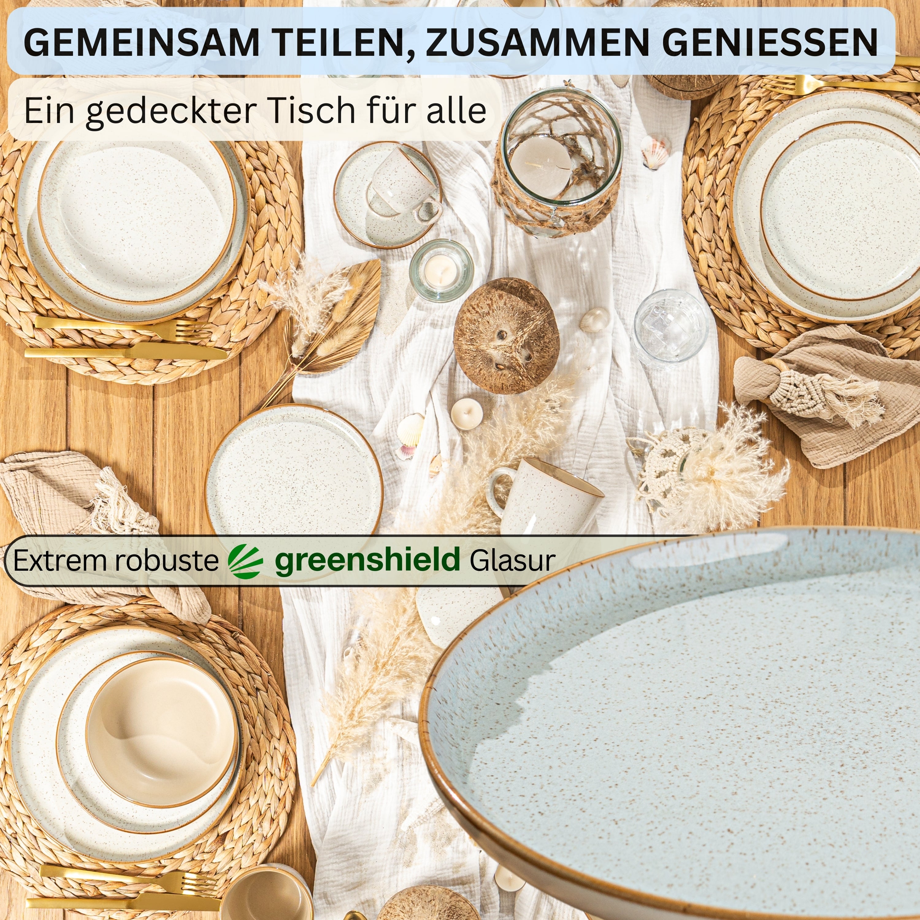 SÄNGER Dessert Plate Set Rio 4-piece