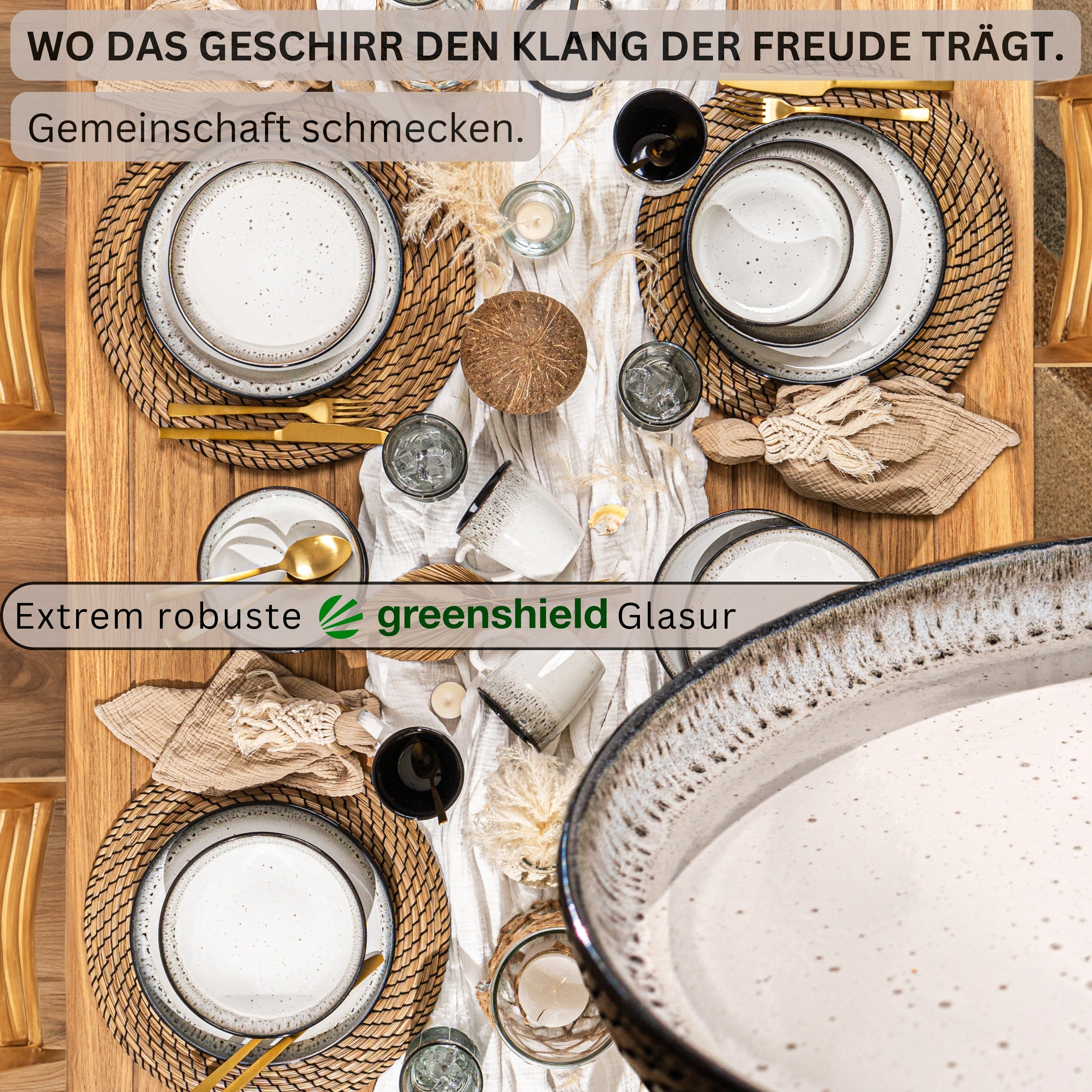 SÄNGER Dinner Plate Set Sansibar 6-piece