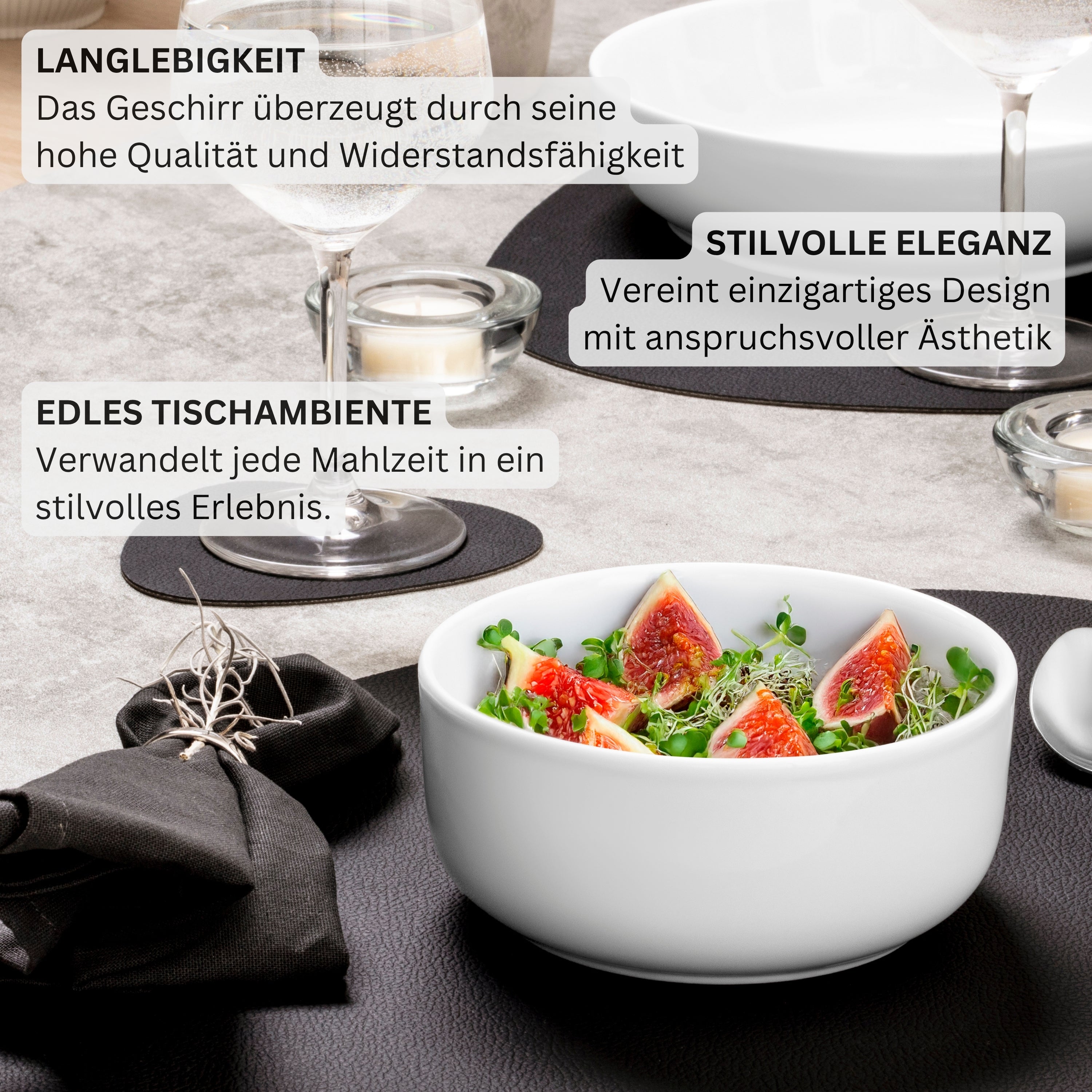SÄNGER Porzellan Müslischalen Marlo 6-teilig