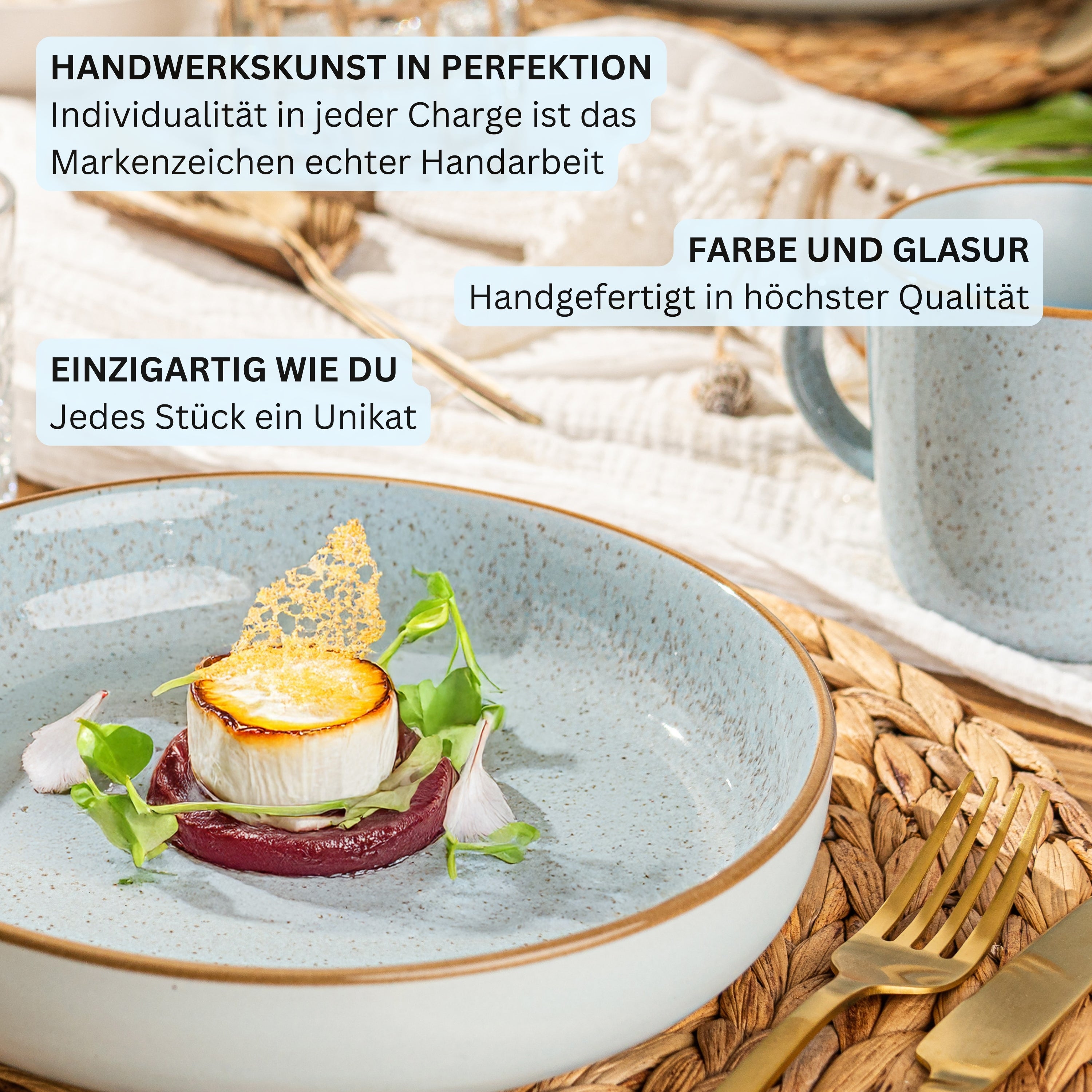 SÄNGER Pastaschalen Set Rio Lagune 4 teilig