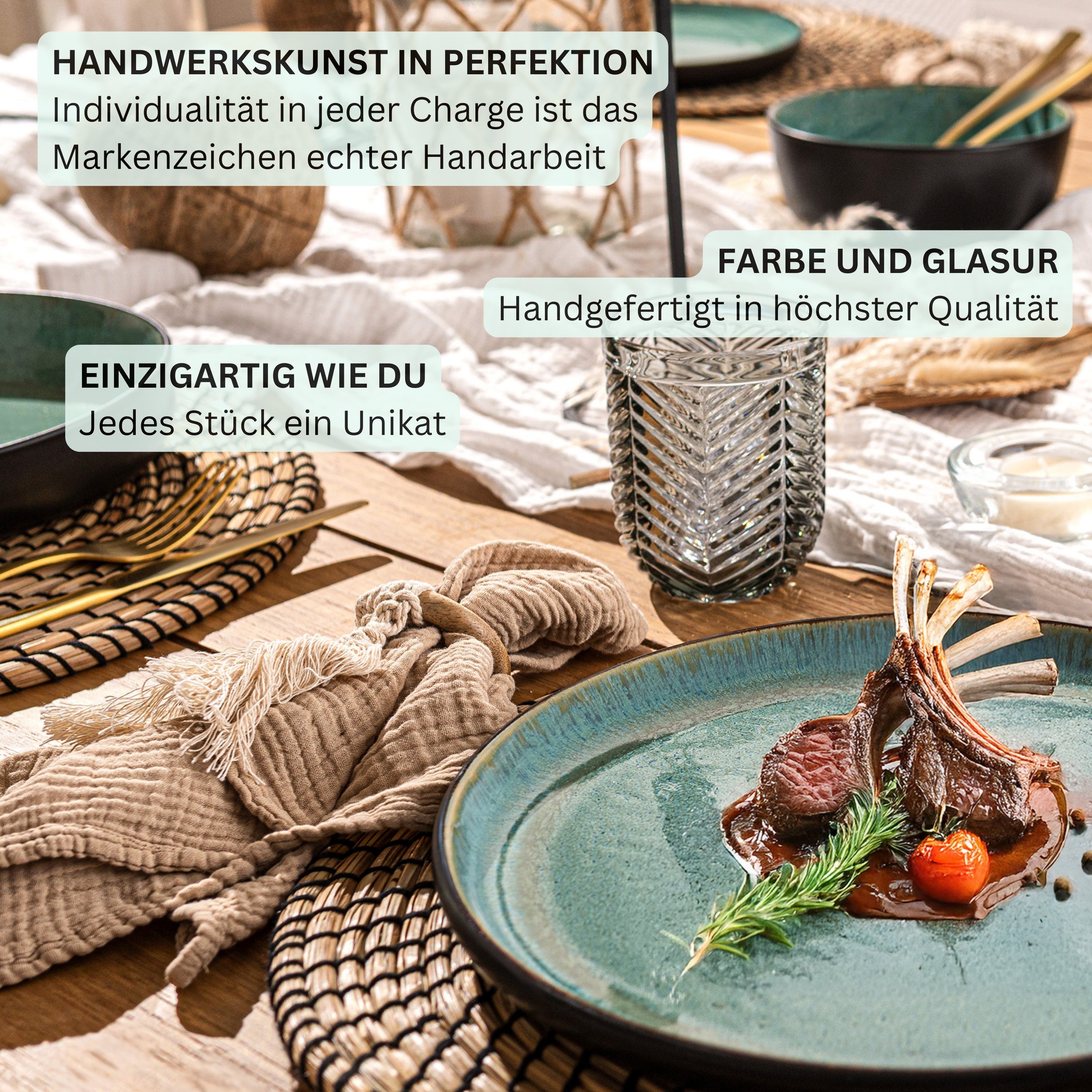 SÄNGER Dinner Plate Set Fiji, 6-piece