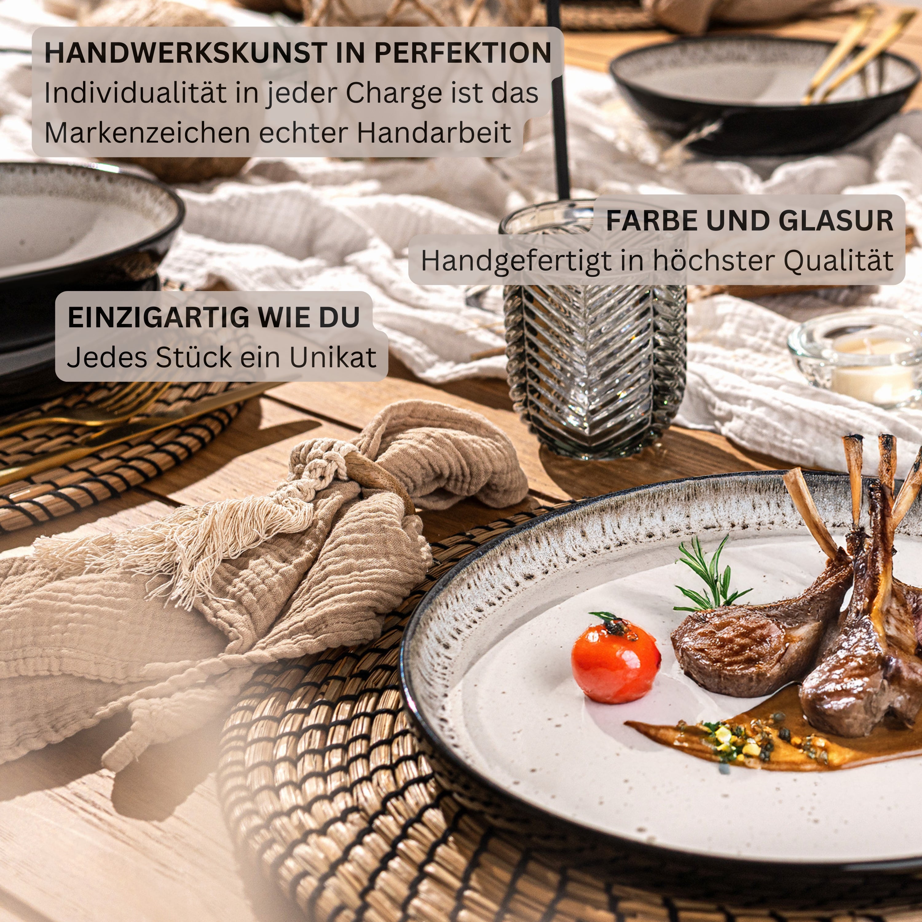 SÄNGER Dinner Plate Set Sansibar 6-piece
