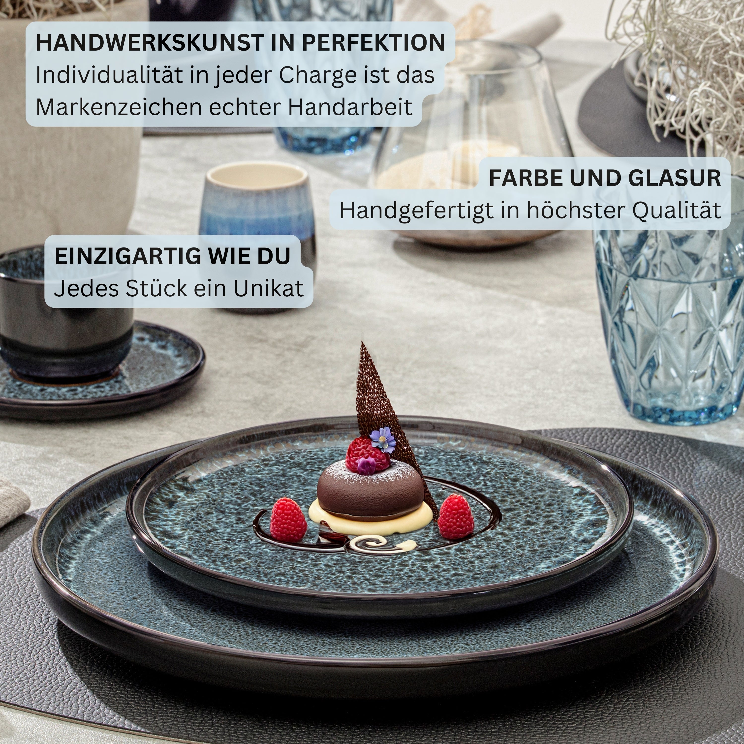 SÄNGER Dinnerware Set Manila - 18-Piece Stoneware