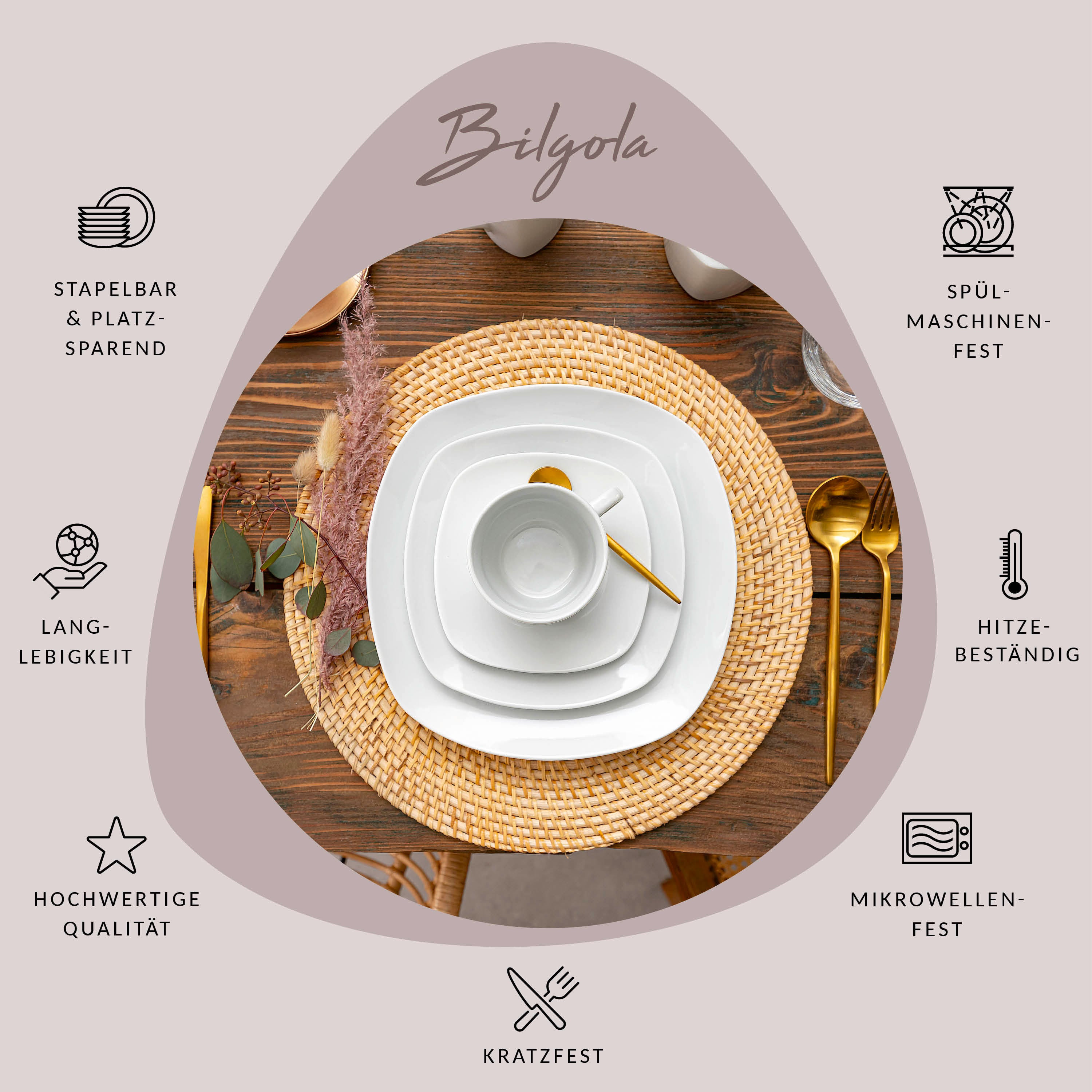 SÄNGER Kaffeebecher Set Bilgola 6 teilig