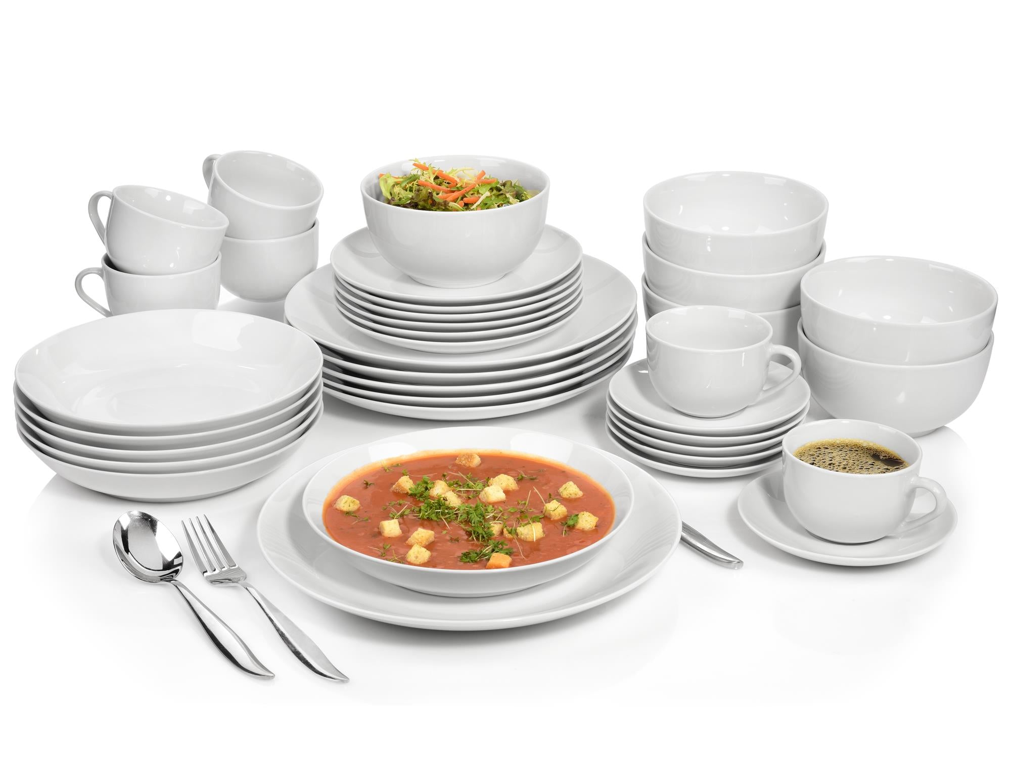 SÄNGER Kombiservice New Port 36 teilig für 6 Personen