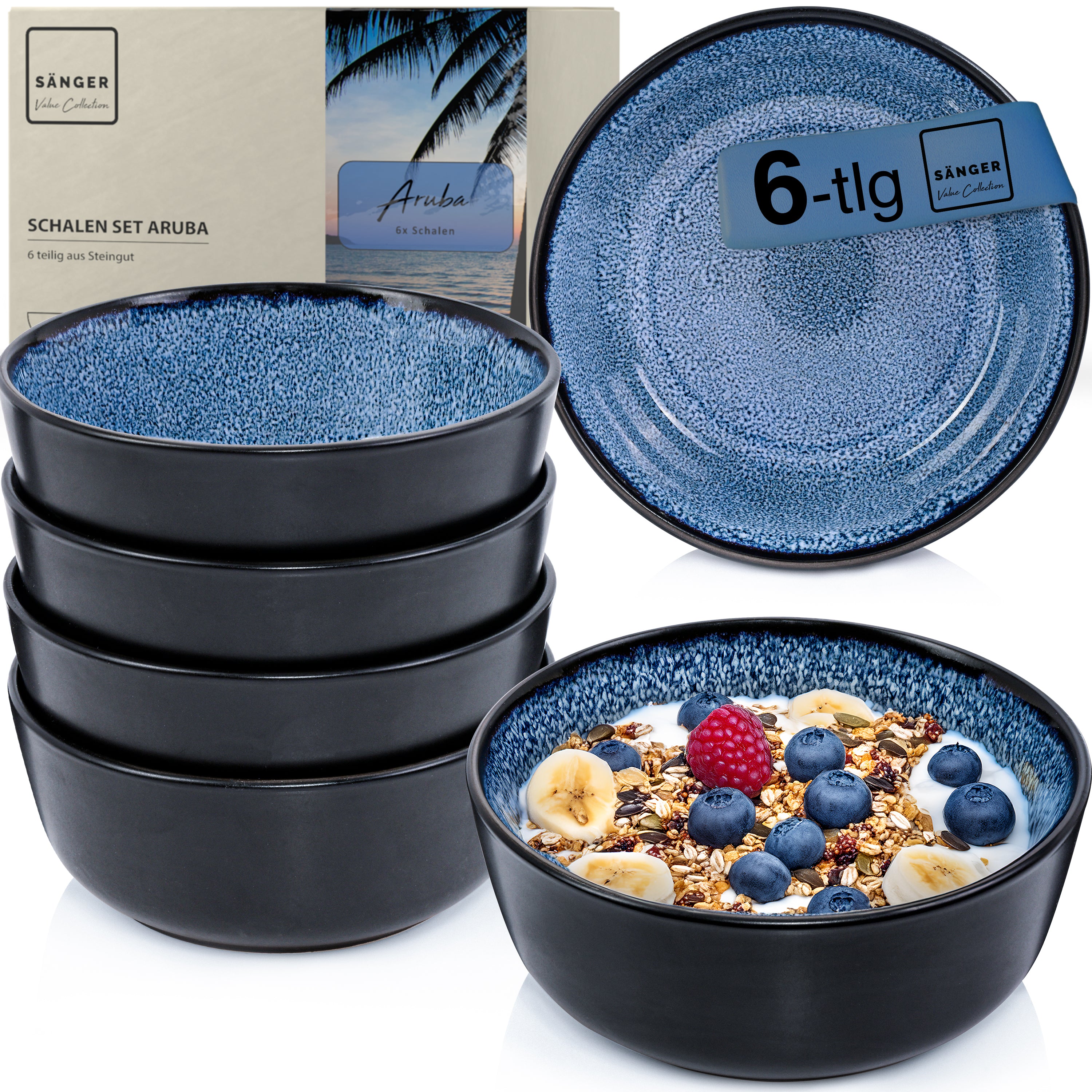 SÄNGER Schalen Set Aruba 6 teilig