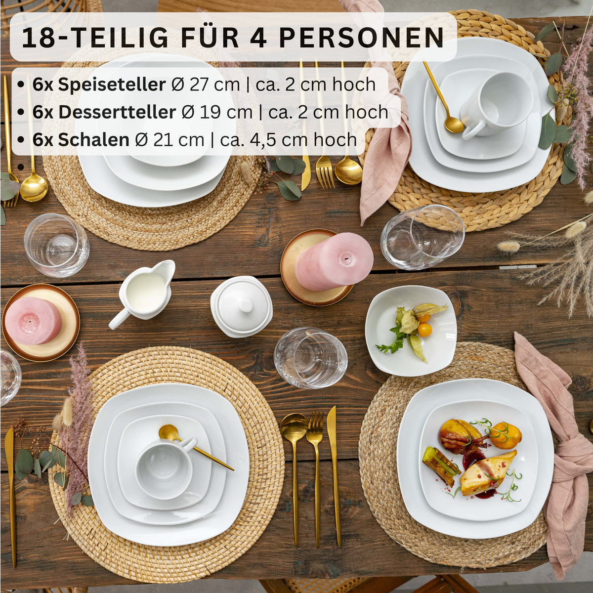Porzellan Tafelservice 18-tlg. Bilgola Sänger günstig online kaufen
