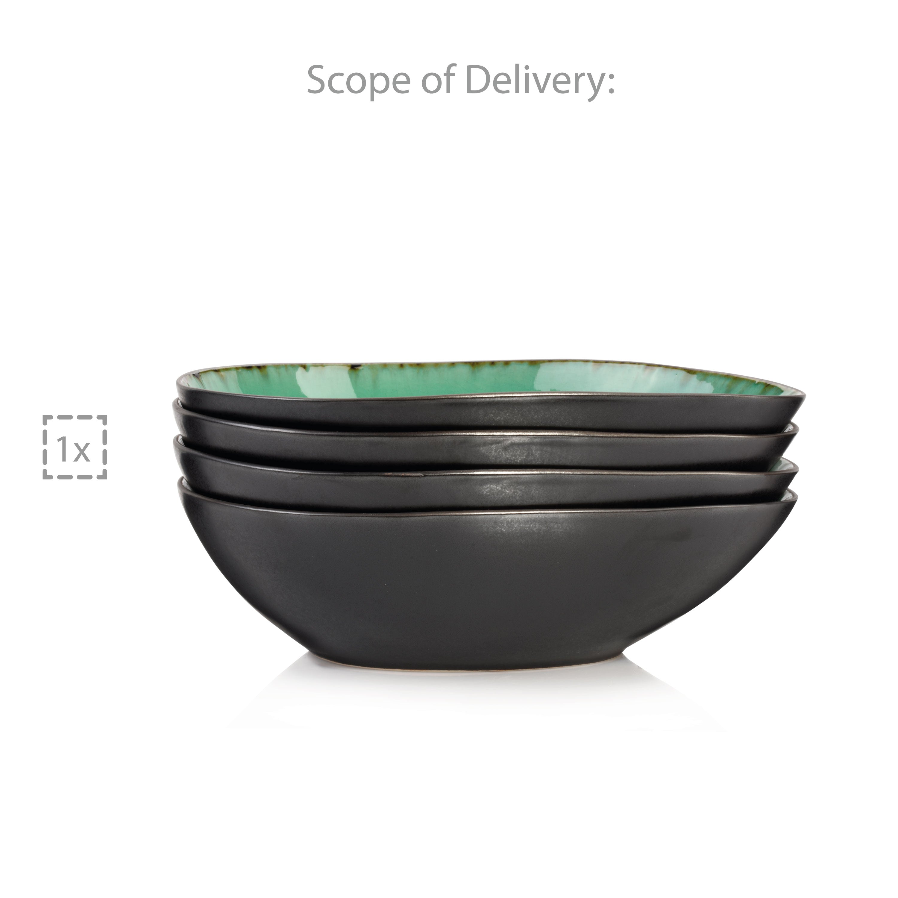 SÄNGER Salatschalen Set Palm Beach 4 teilig