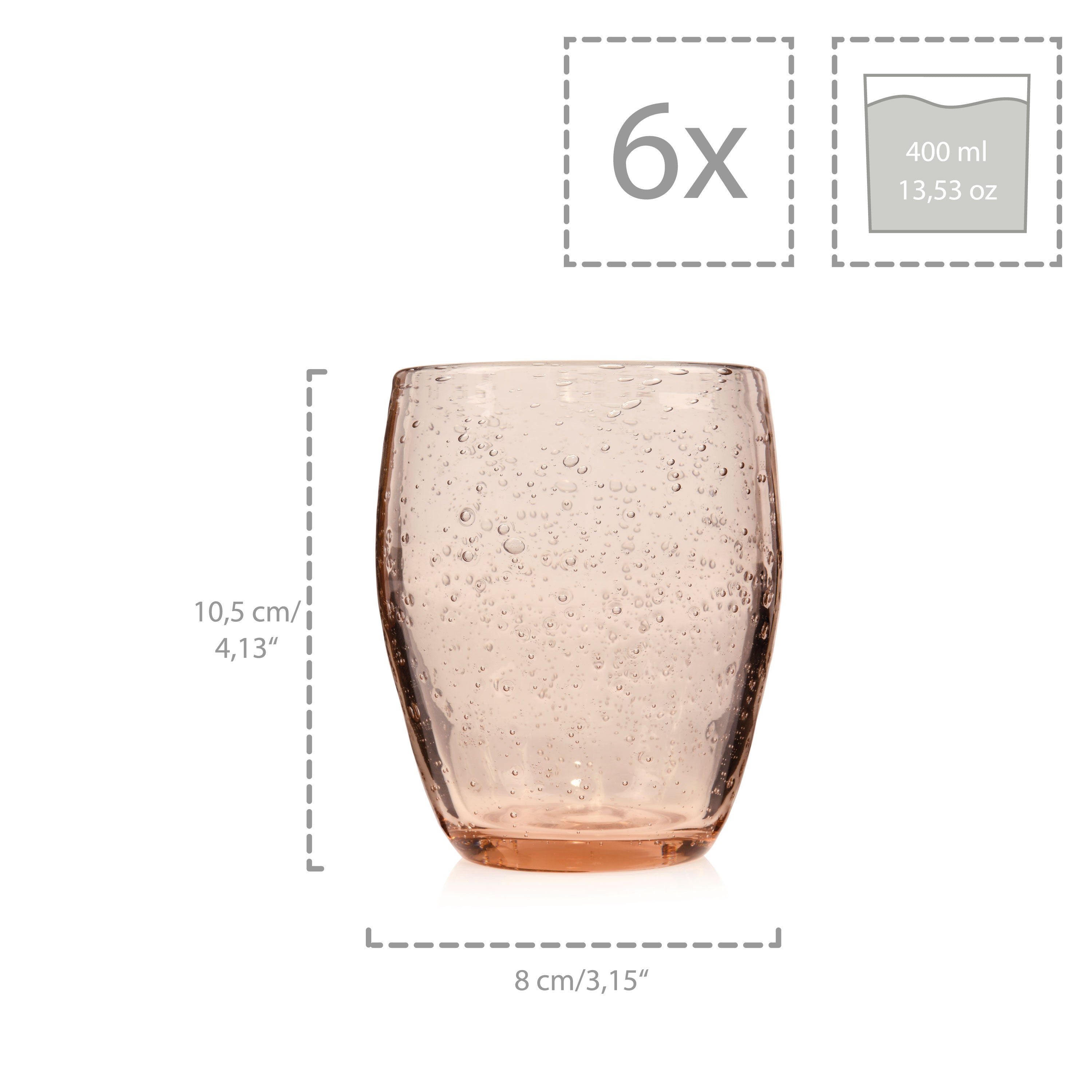 SÄNGER Trinkgläser Set London 6 teilig