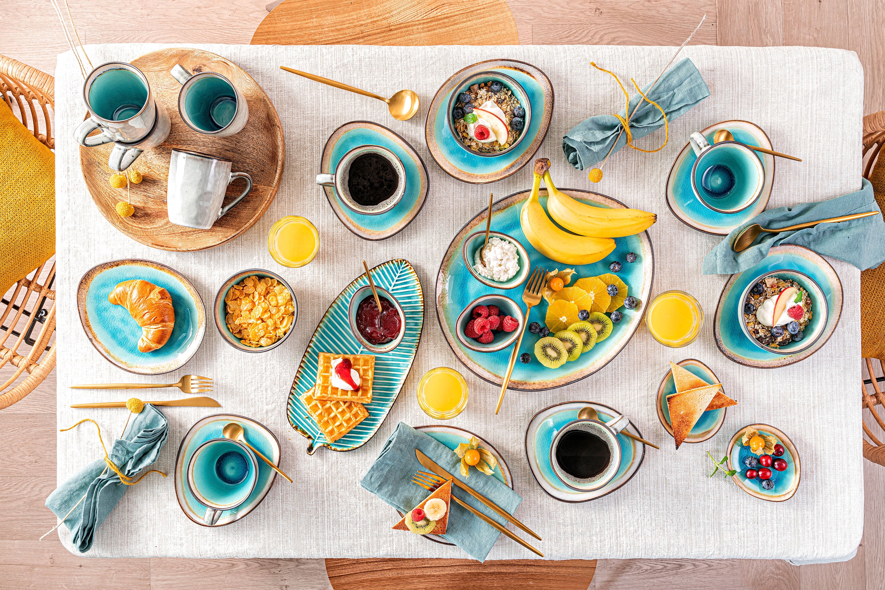SÄNGER Kaffeetassen Set Capri 8 teilig für 4 Personen