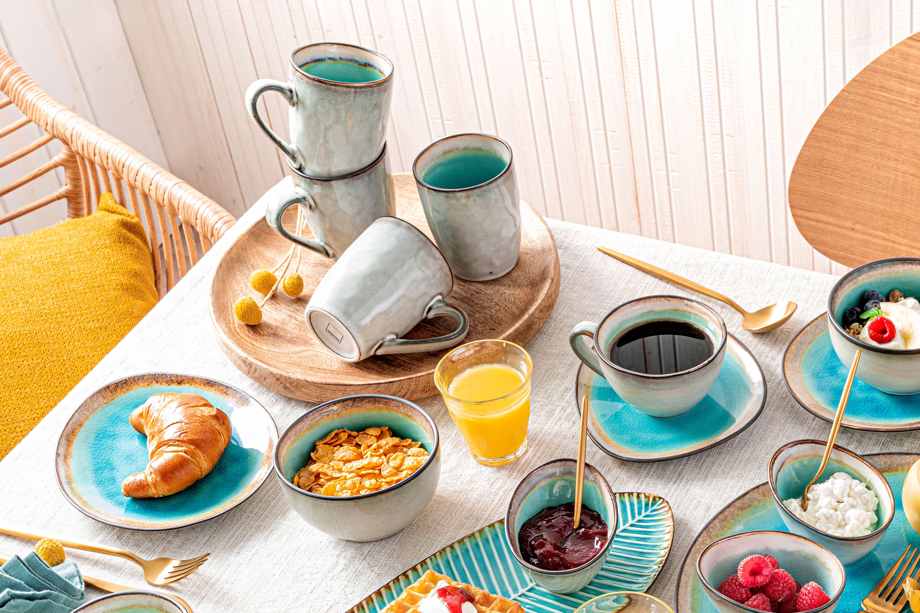 SÄNGER Kaffeebecher Set Capri 4 teilig