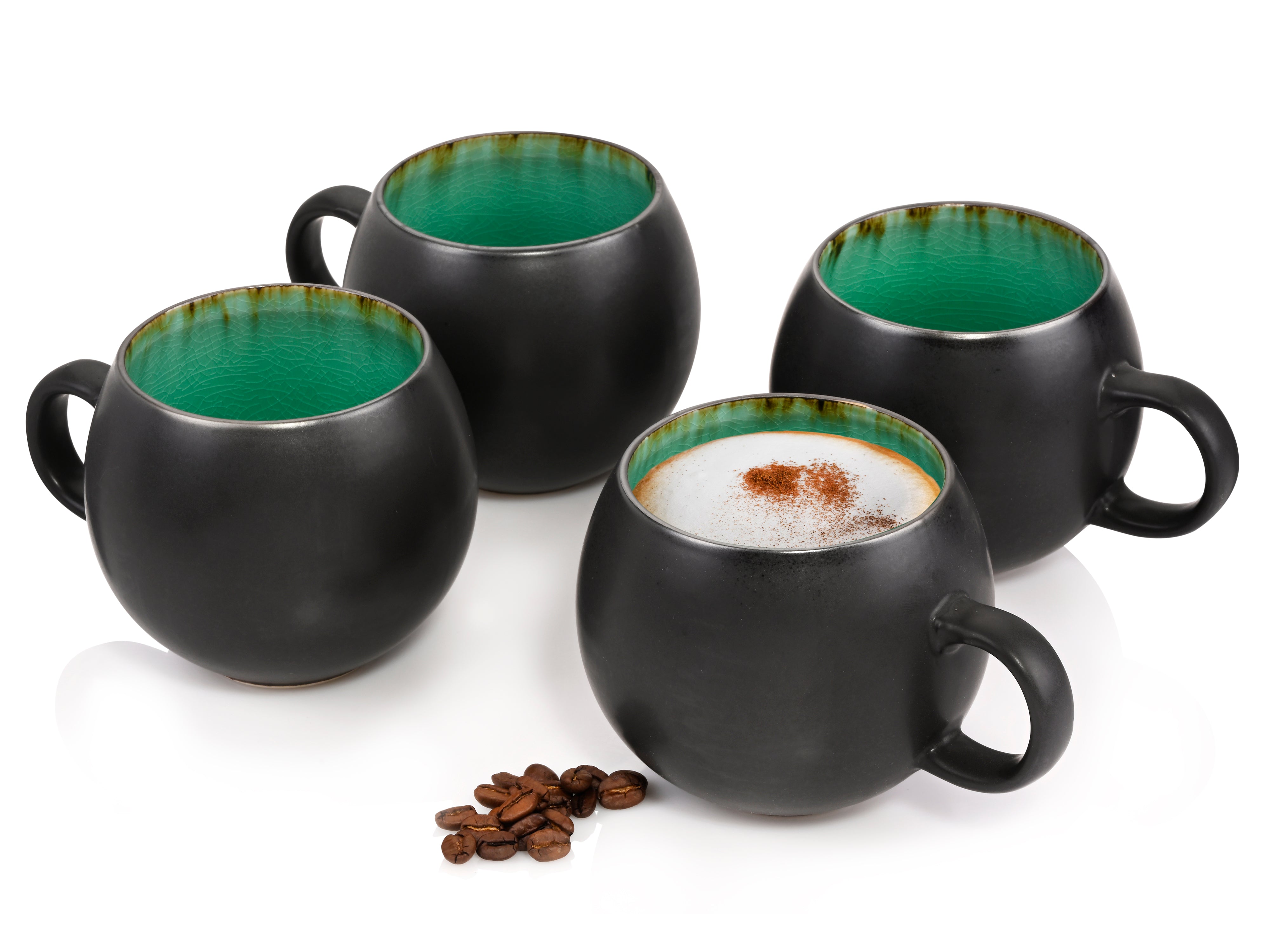 SÄNGER Cappuccinotassen Set Palm Beach 4 teilig