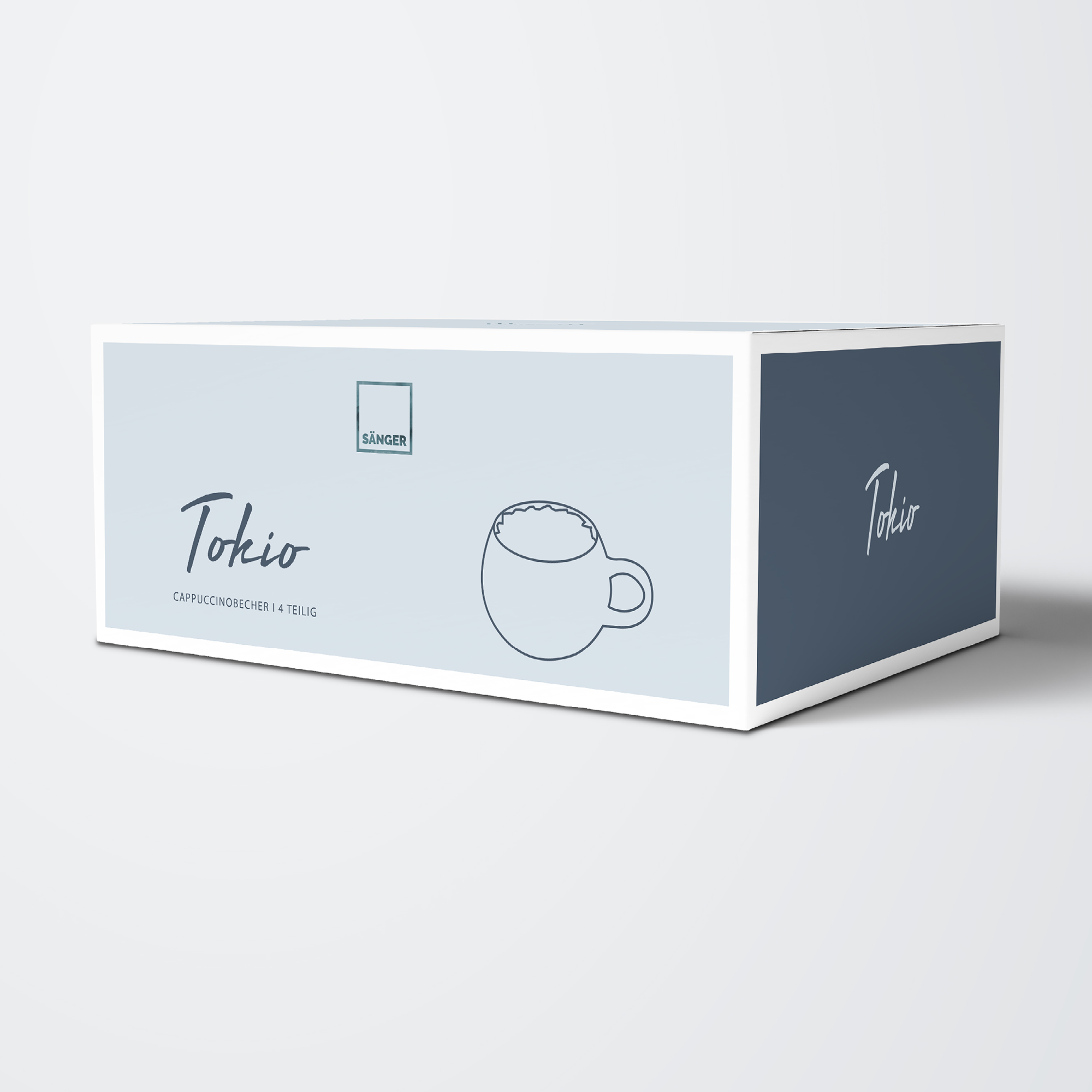 SÄNGER Cappuccinotassen Set Tokio 4 teilig