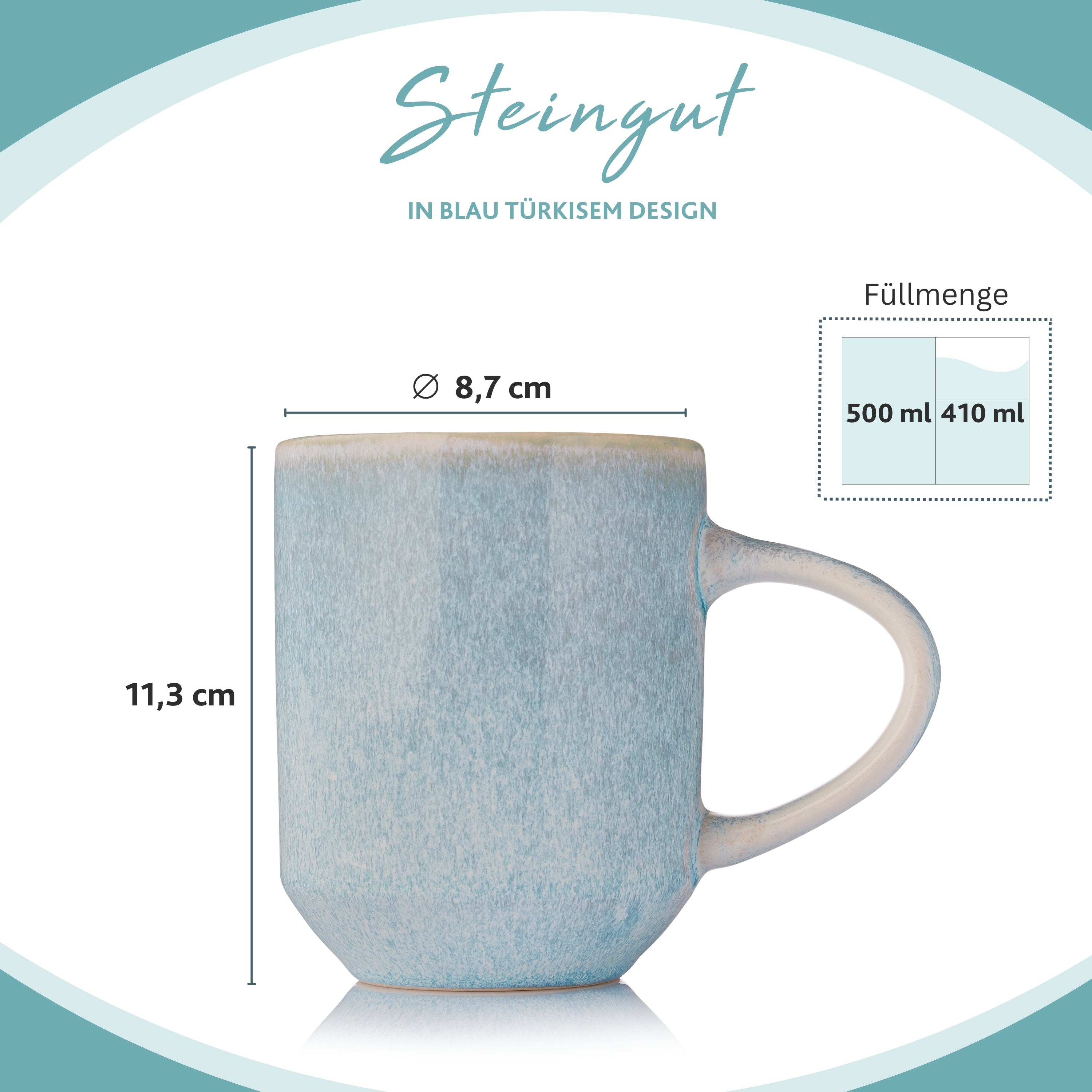 SÄNGER Kaffeebecher Set Lima 4 teilig