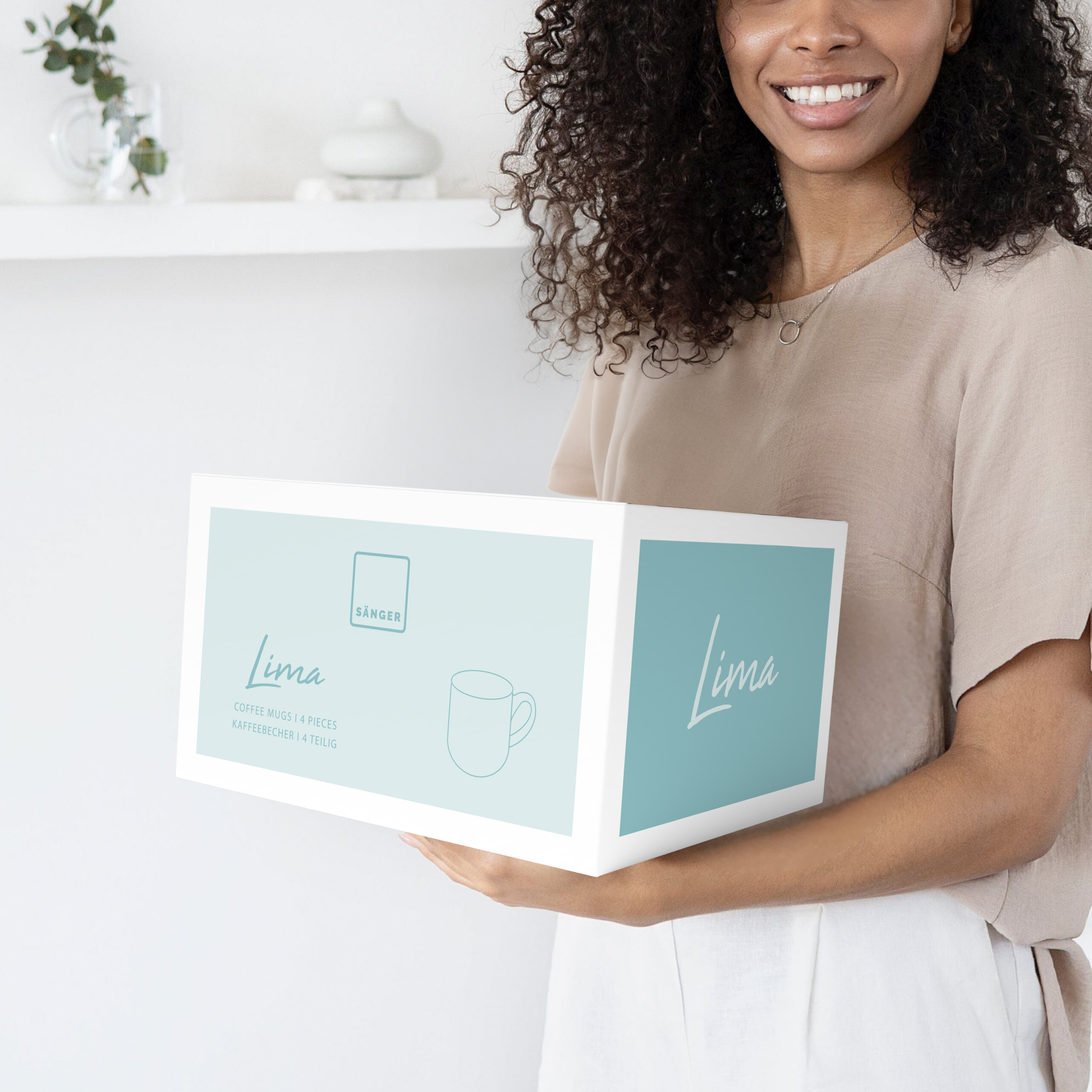 SÄNGER Kaffeebecher Set Lima 4 teilig
