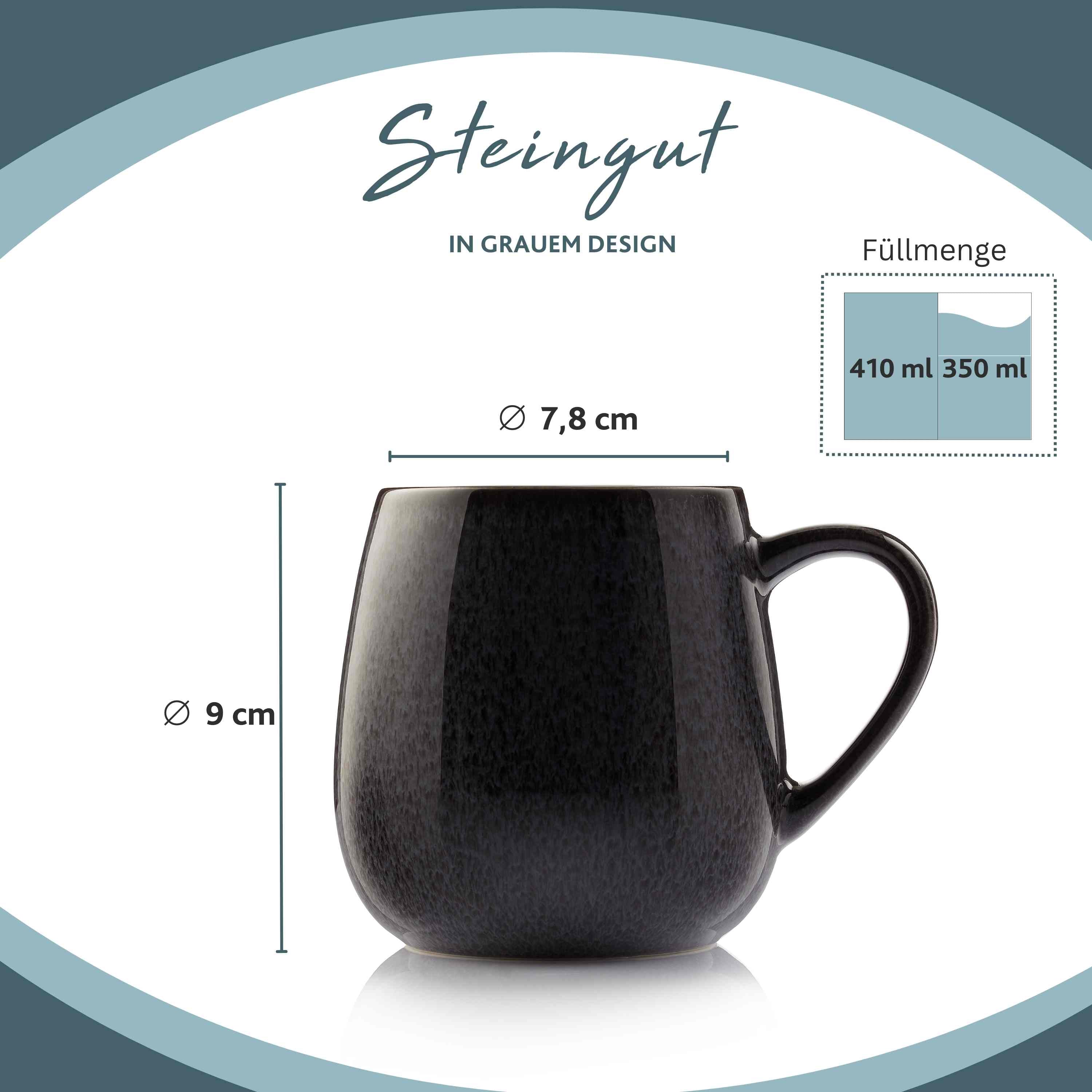 SÄNGER Kaffeebecher Set Bali 4 teilig