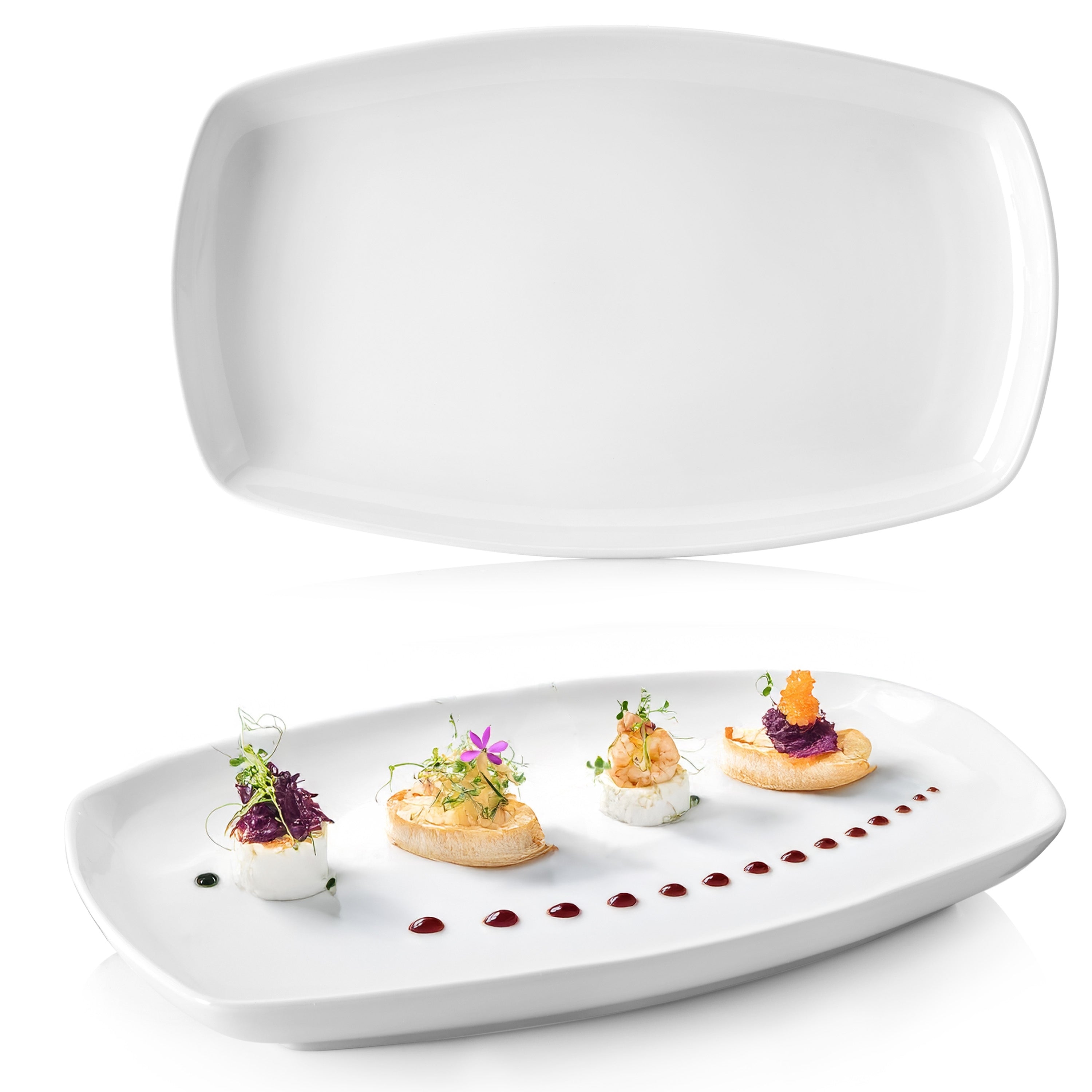 SÄNGER Servierplatten Set Bilgola 2 teilig 19 x 29,5 cm