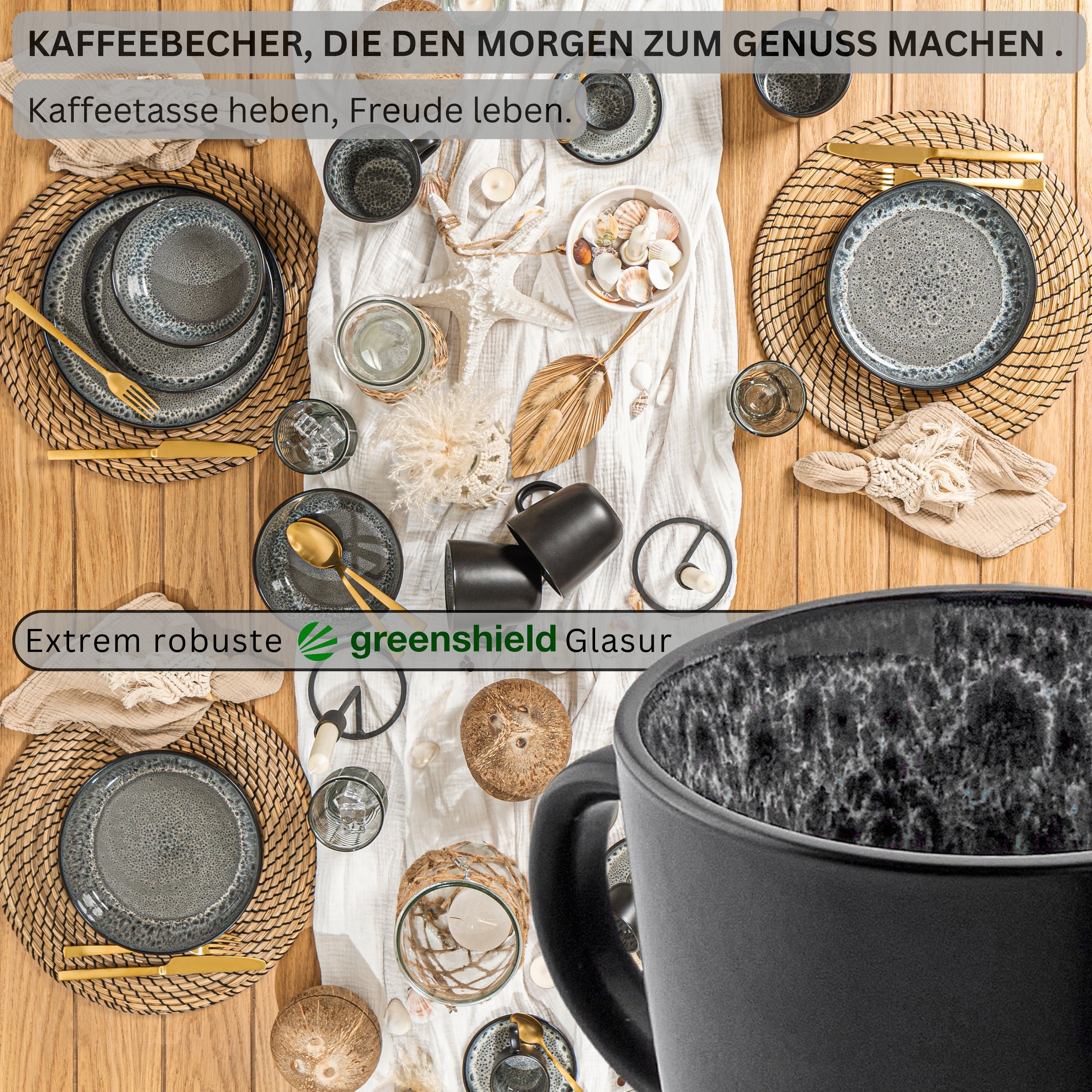 SÄNGER Kaffeebecher Set Sydney 6 teilig