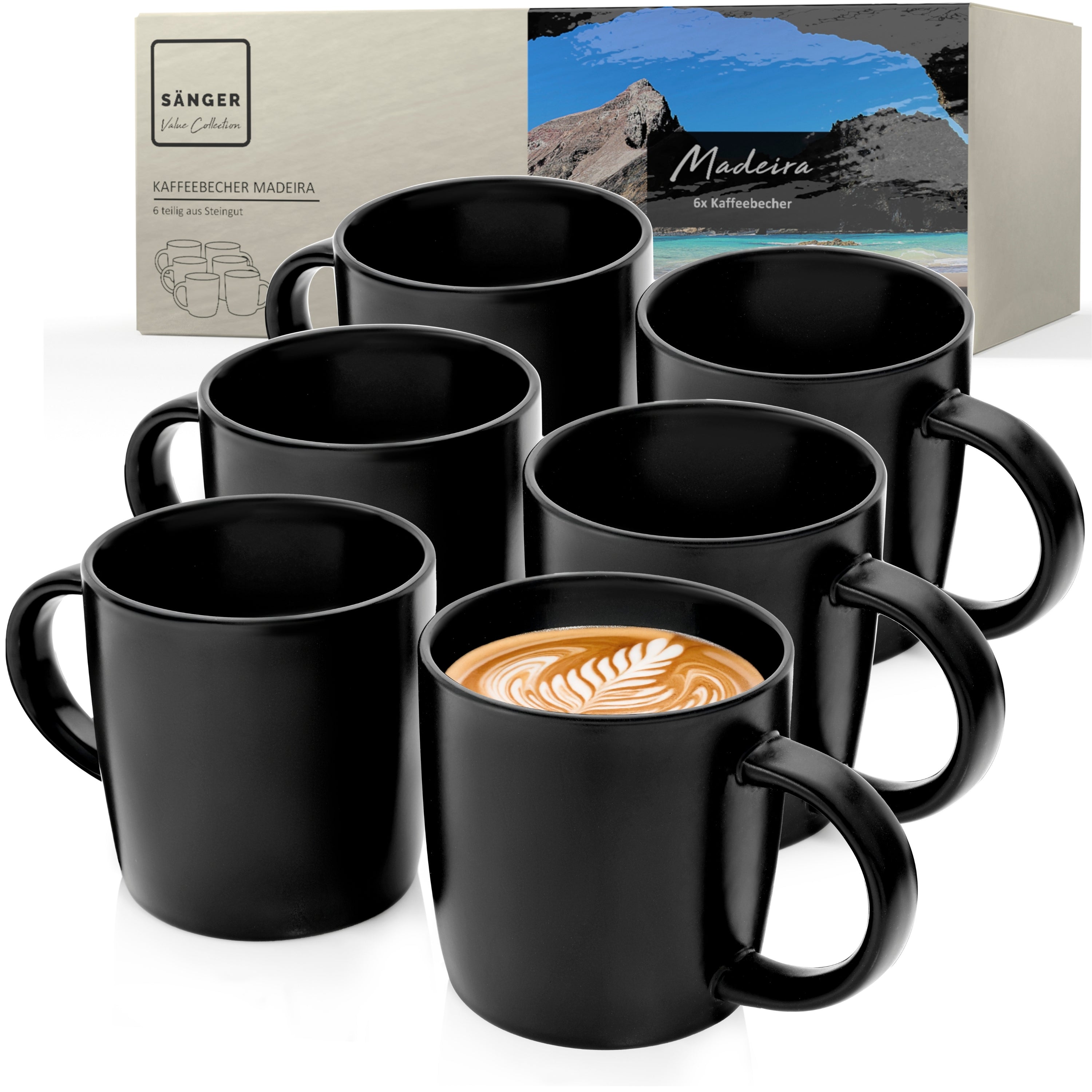 SÄNGER Kaffeebecher Set Madeira 6 teilig
