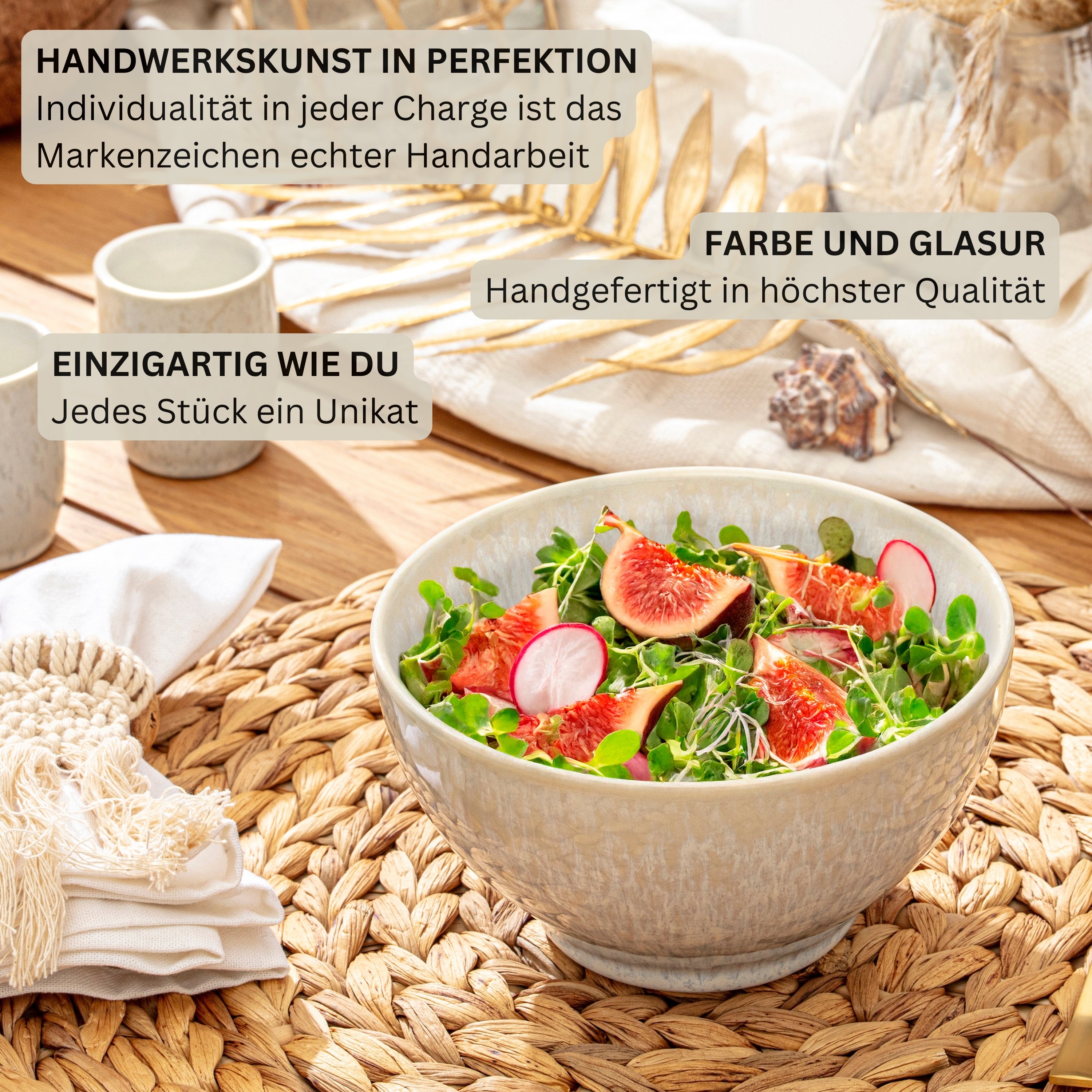 SÄNGER Müslischalen Set Korfu 4 teilig