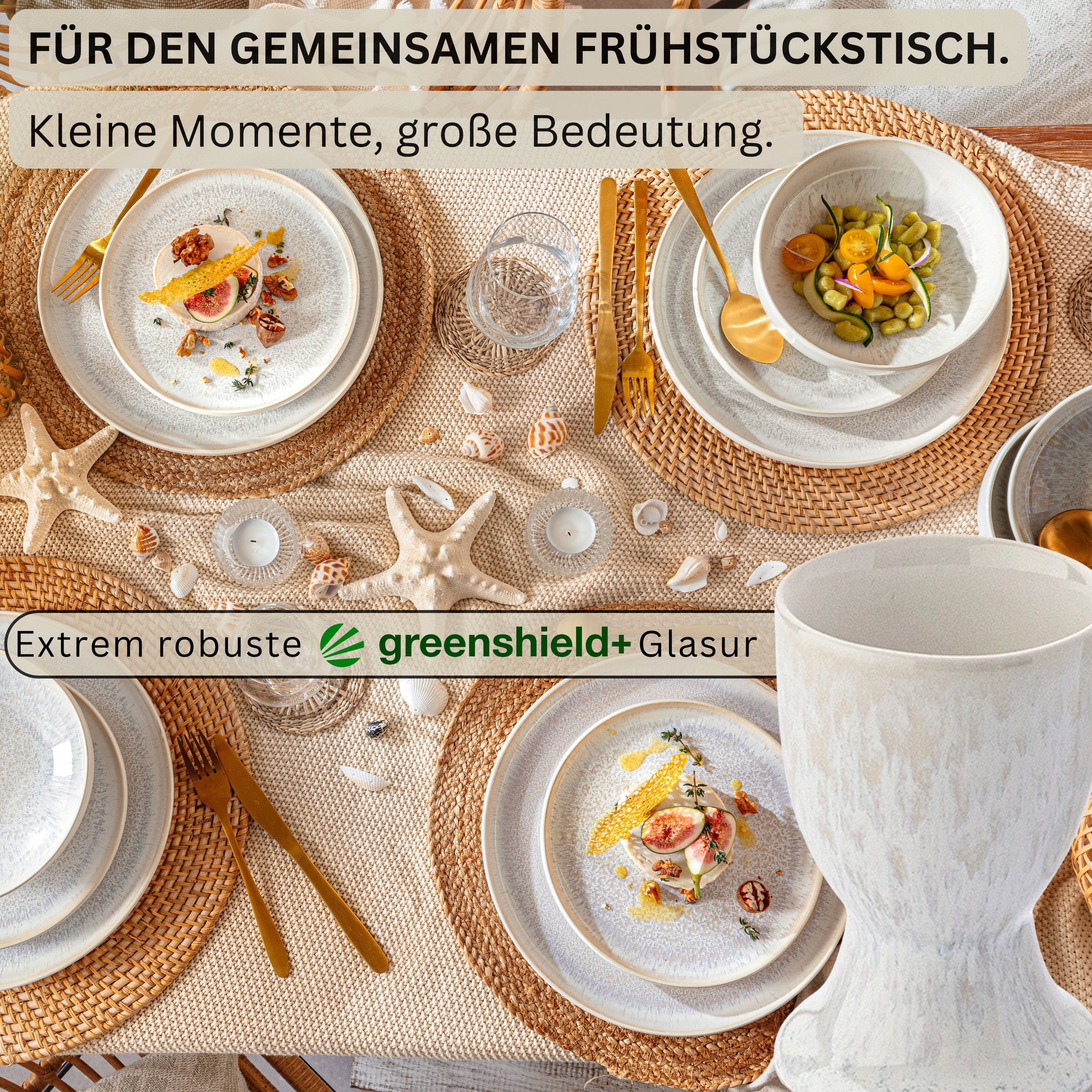 SÄNGER Eierbecher Set Korfu 4 teilig